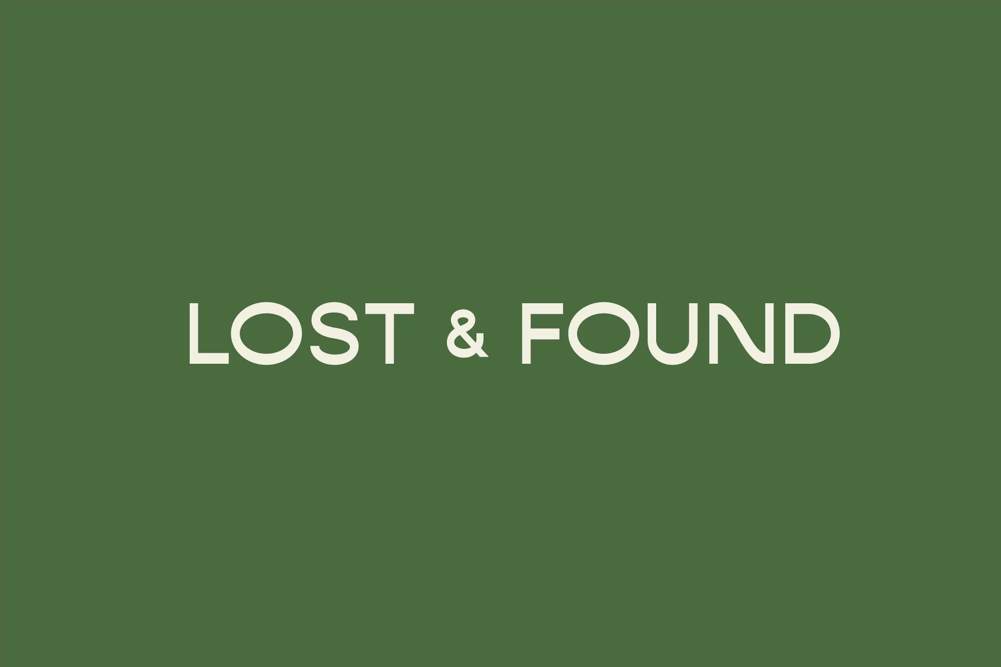 Angel & Anchor’s frank identity for Lost & Found upholds the Irish eatery’s pastoral inspirations