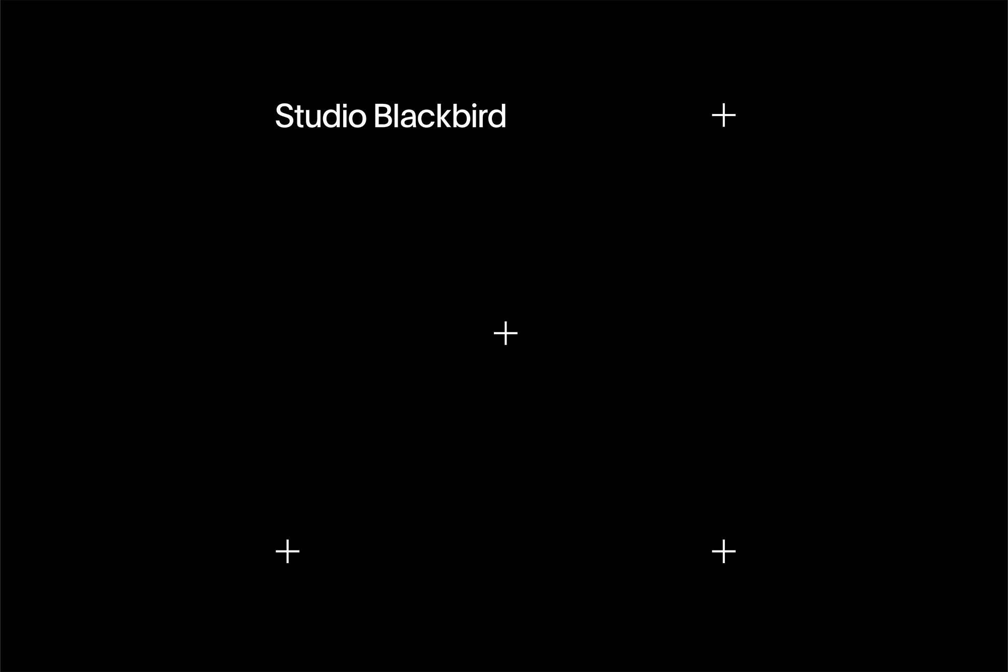 HOLT’s striking identity system for Studio Blackbird reinforces the mastery behind the scenes