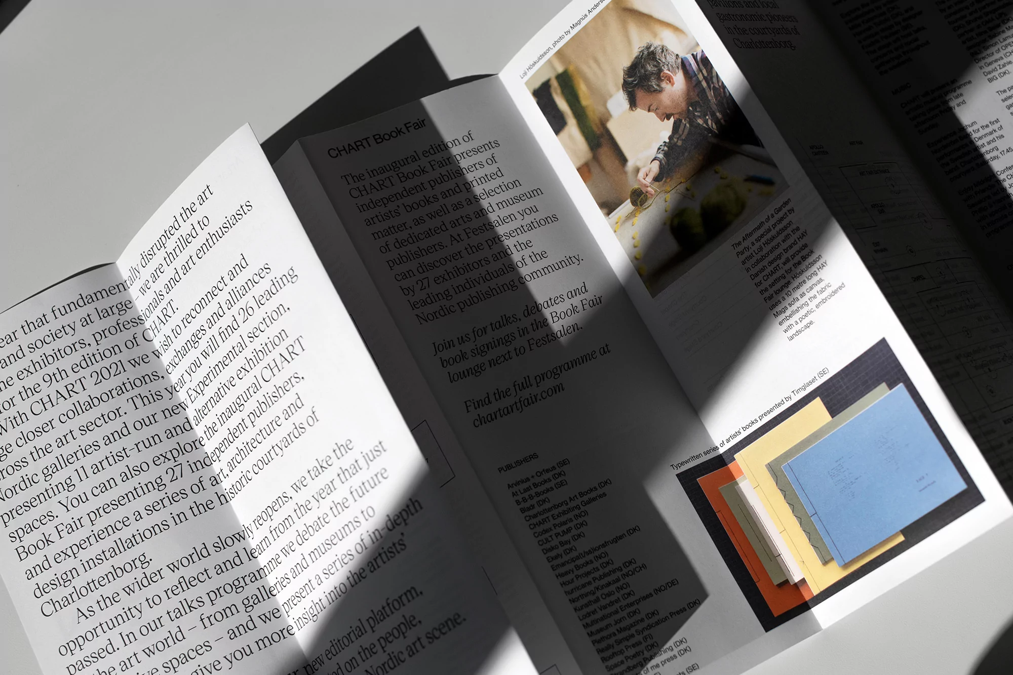 Studio C’s editorial identity for CHART establishes the Nordic art event on an international scale