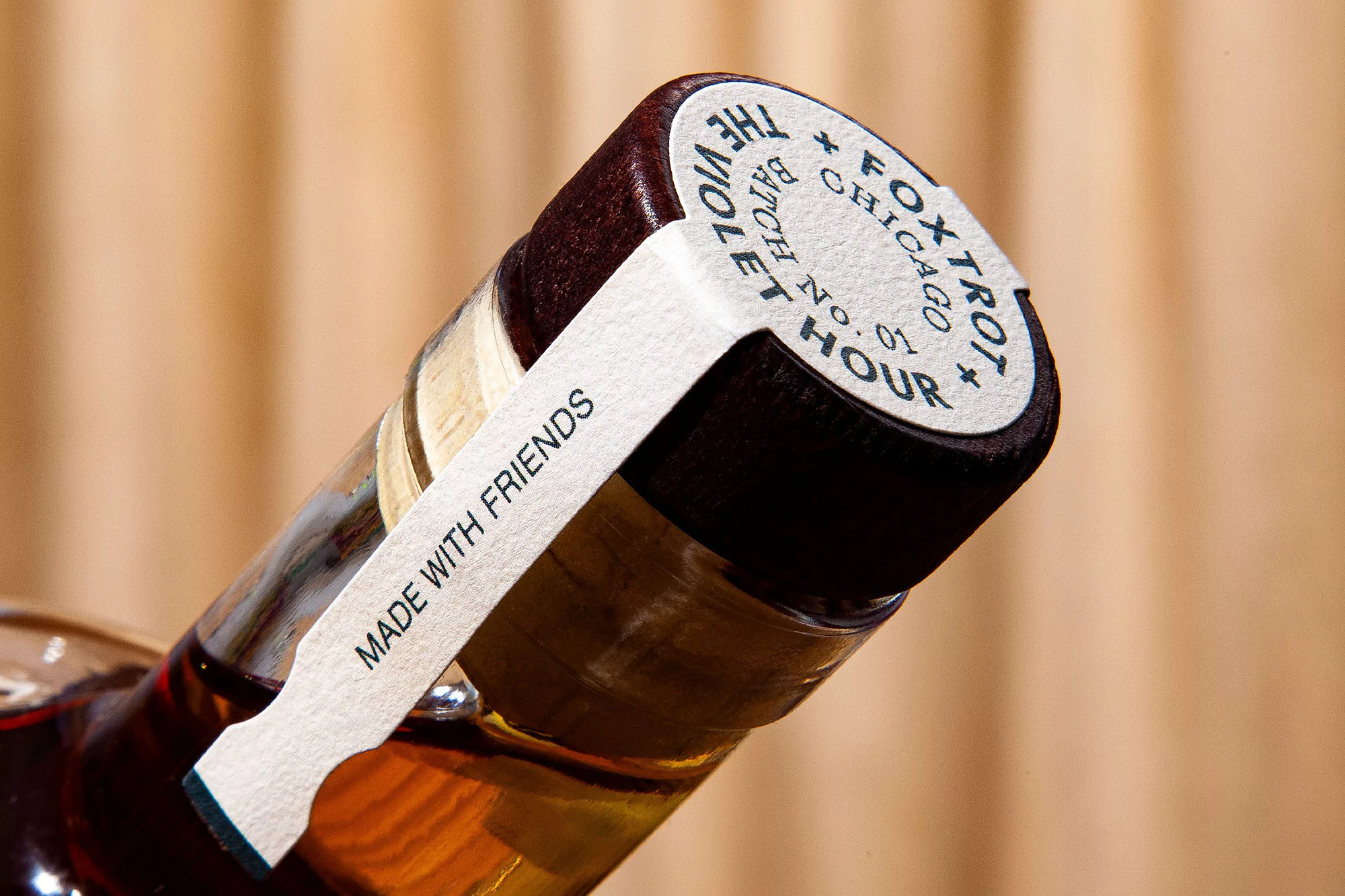 Jim Kennelly’s bottle for Foxtrot and The Violet Hour’s whisky celebrates the history of Chicago