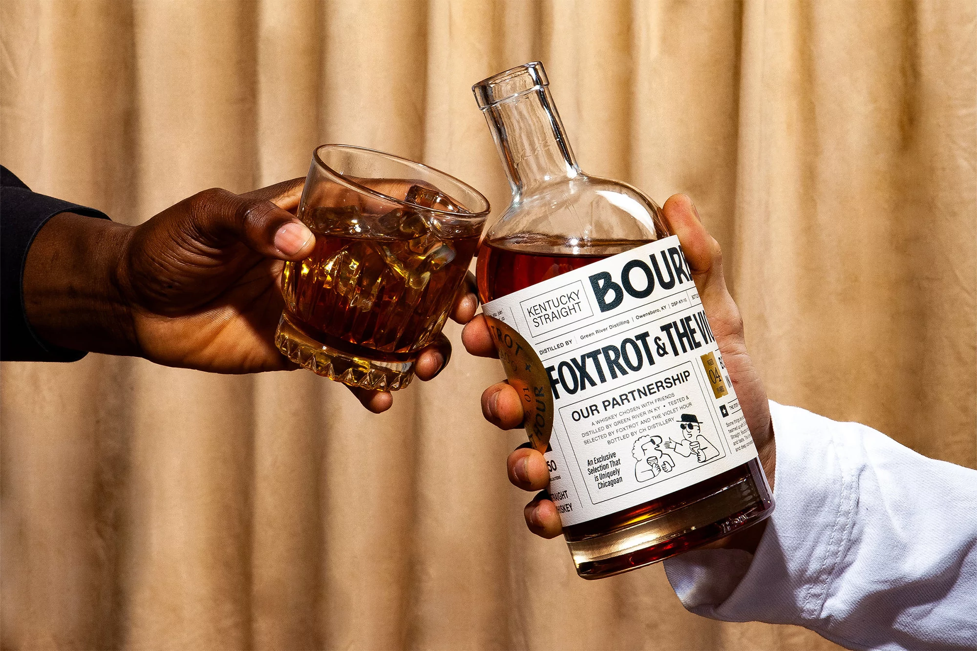 Jim Kennelly’s bottle for Foxtrot and The Violet Hour’s whisky celebrates the history of Chicago