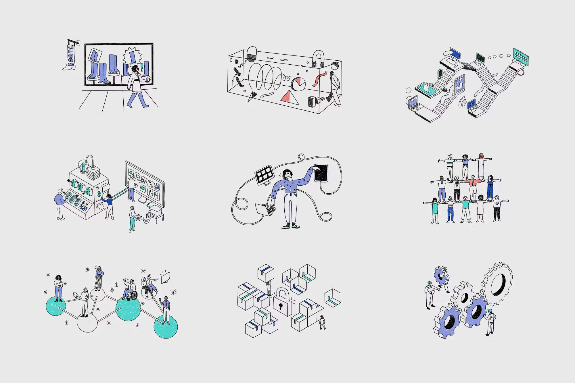 With You and Egg’s identity for Index Exchange upholds the ad marketplace’s focus on technology