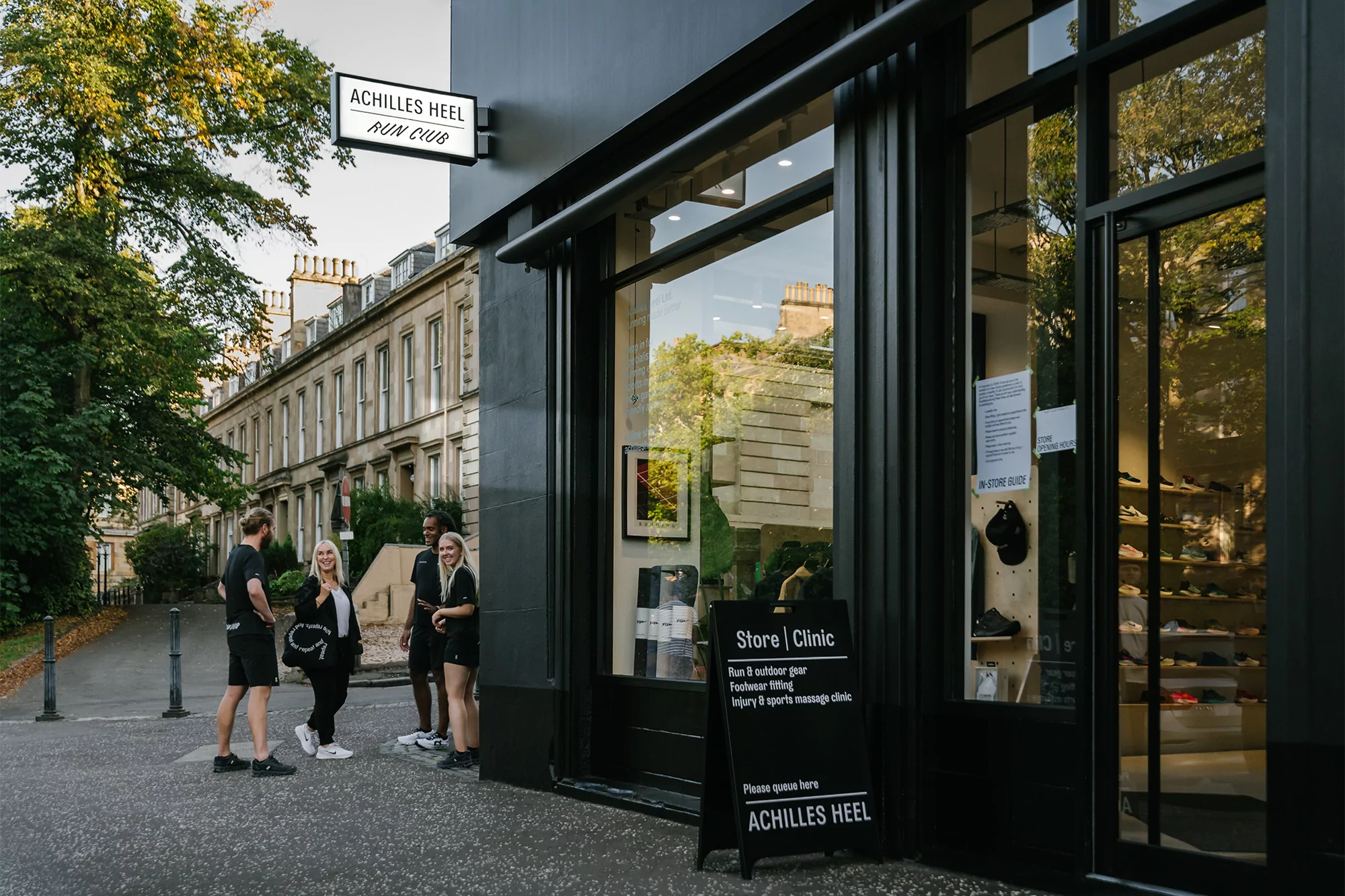 Oliver Hilliker’s clean identity for Achilles Heel cements the running store as industry experts