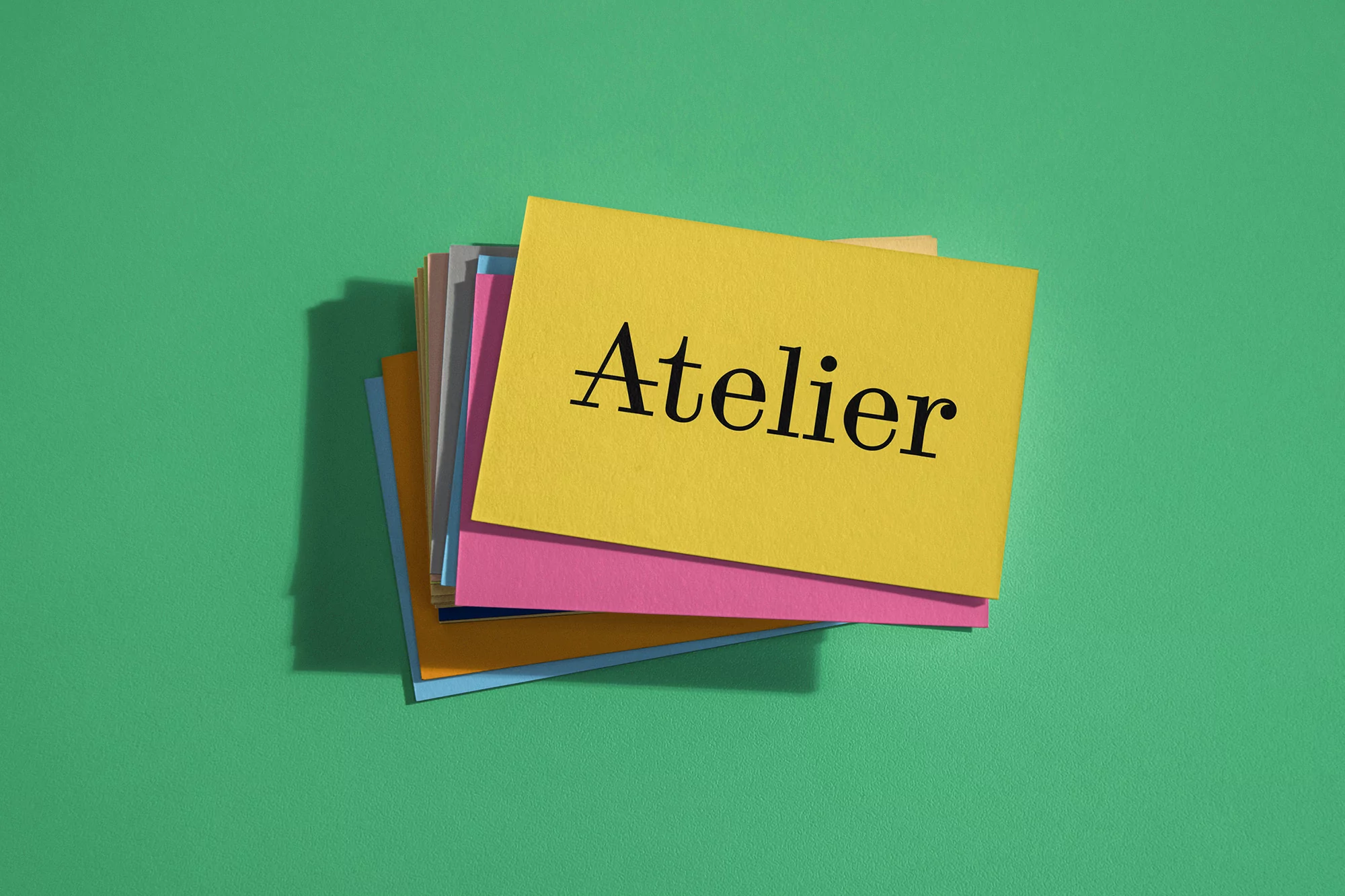 Bielke & Yang’s playful identity for Atelier aims to “destigmatise the idea of purchasing art”
