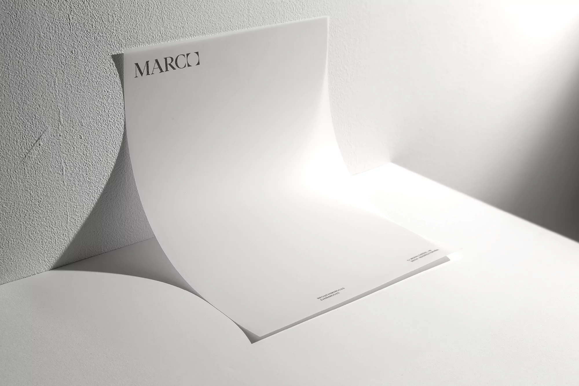 fagerström focus on space and contrast with their sophisticated identity for Eva Marco Estudio