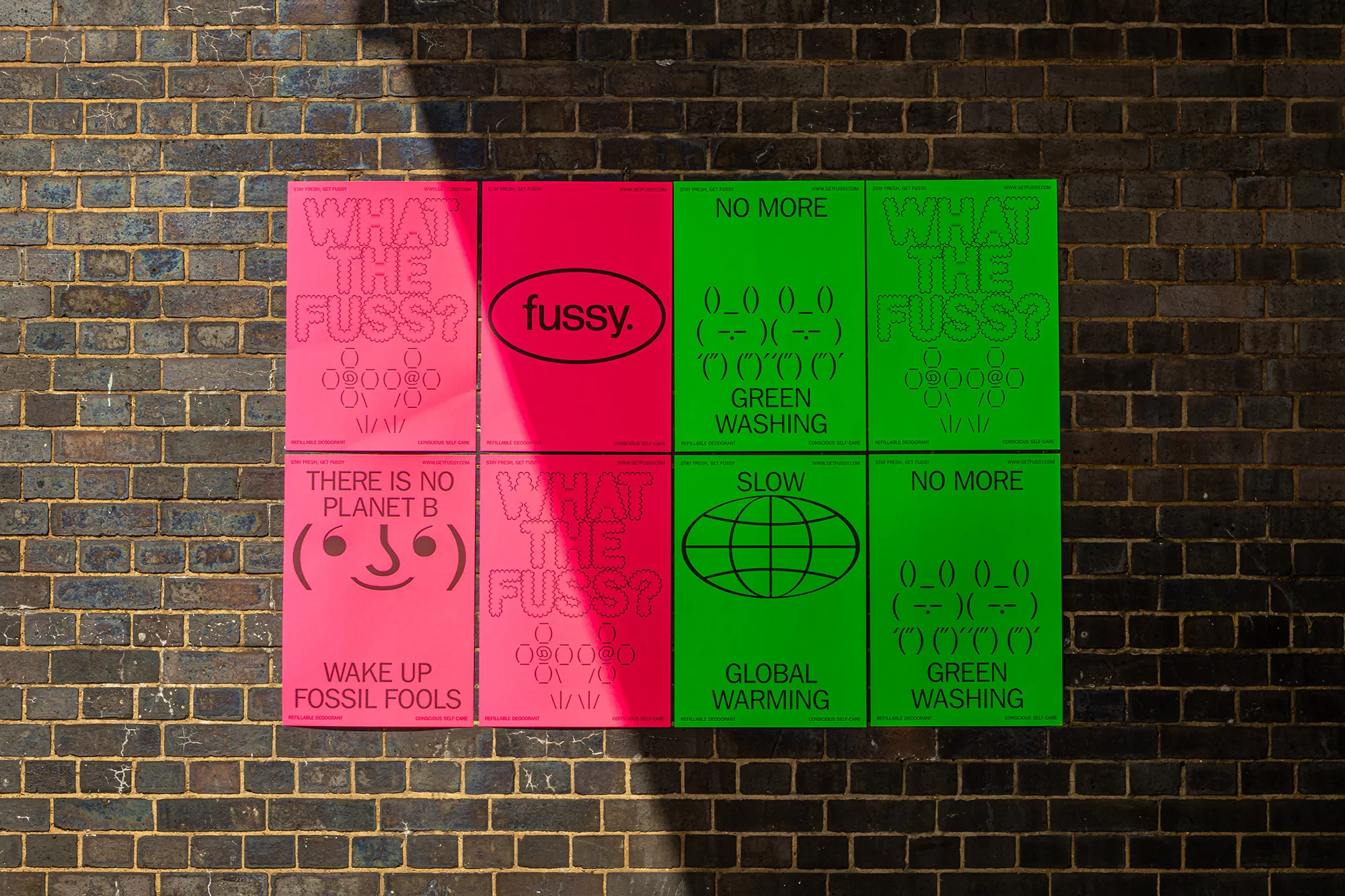 Two Times Elliott’s identity for Fussy embraces the unpredictable graphic language of stickers