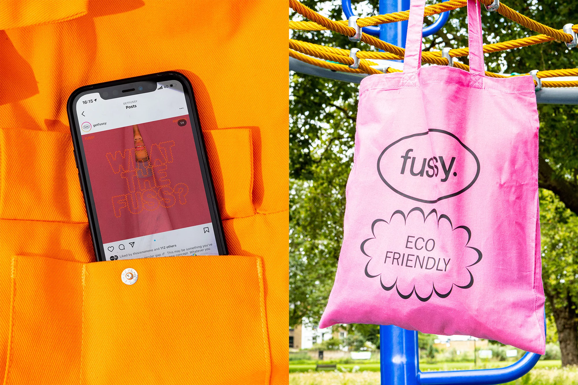 Two Times Elliott’s identity for Fussy embraces the unpredictable graphic language of stickers
