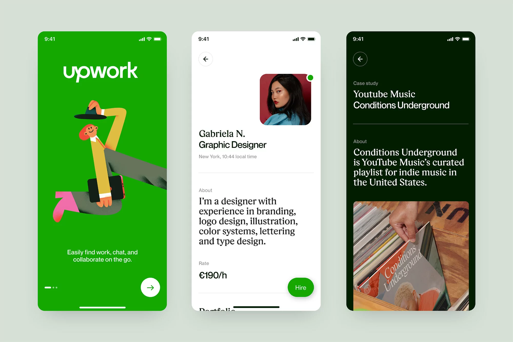 PORTO ROCHA’s identity for freelance platform Upwork signifies their dedication to community