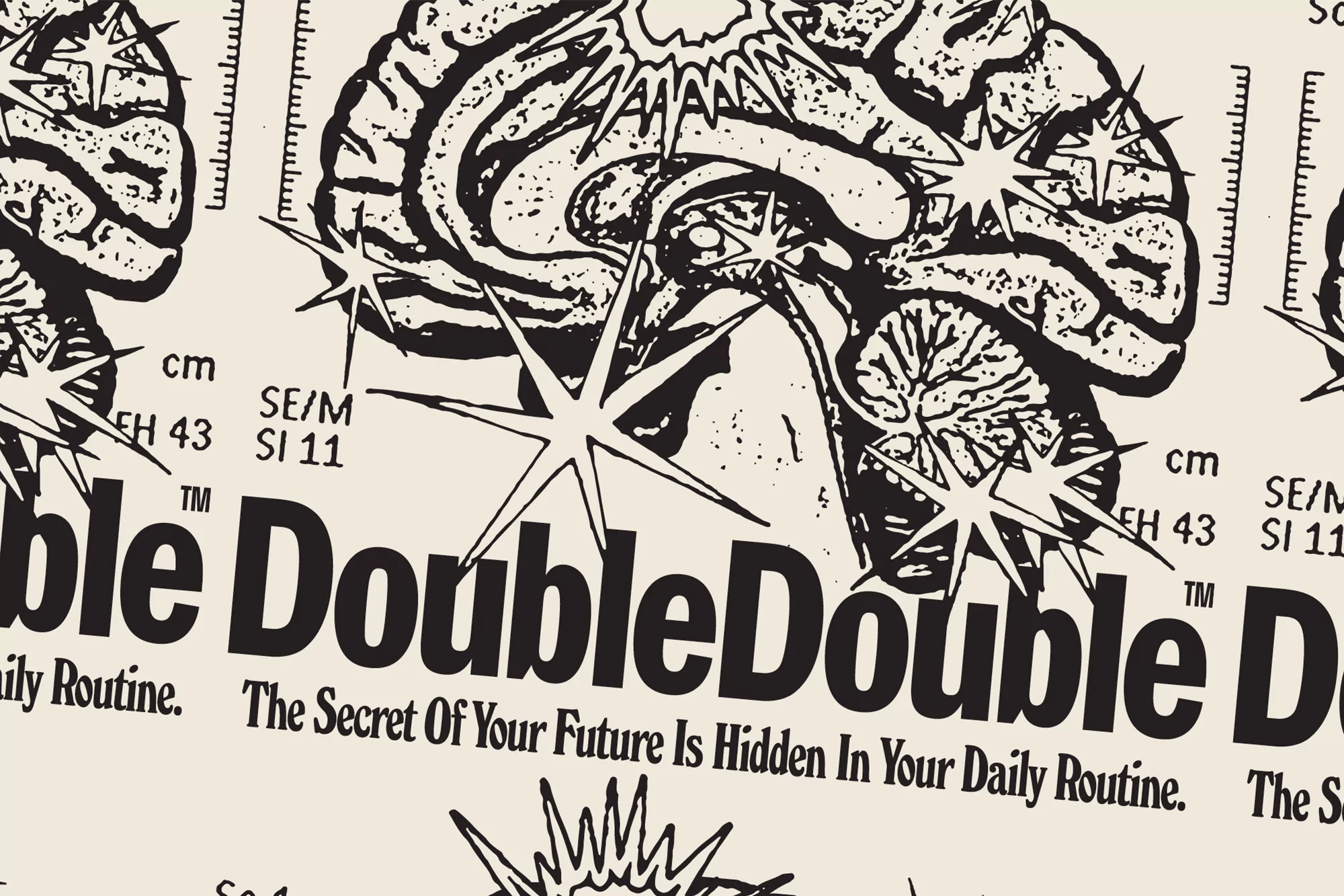 Gesture Systems’ identity for DoubleDouble takes inspiration from the internet’s bygone years