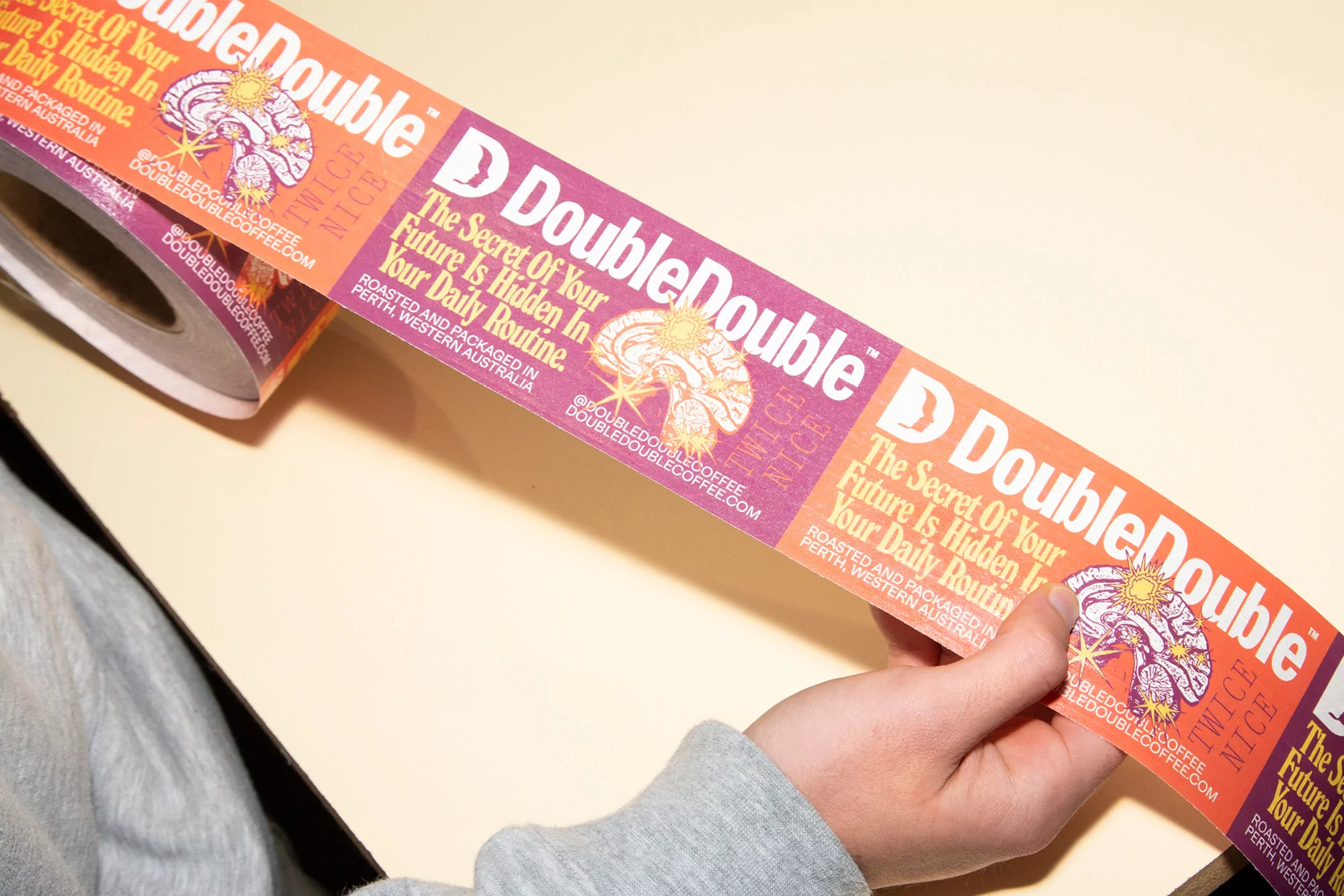 Gesture Systems’ identity for DoubleDouble takes inspiration from the internet’s bygone years