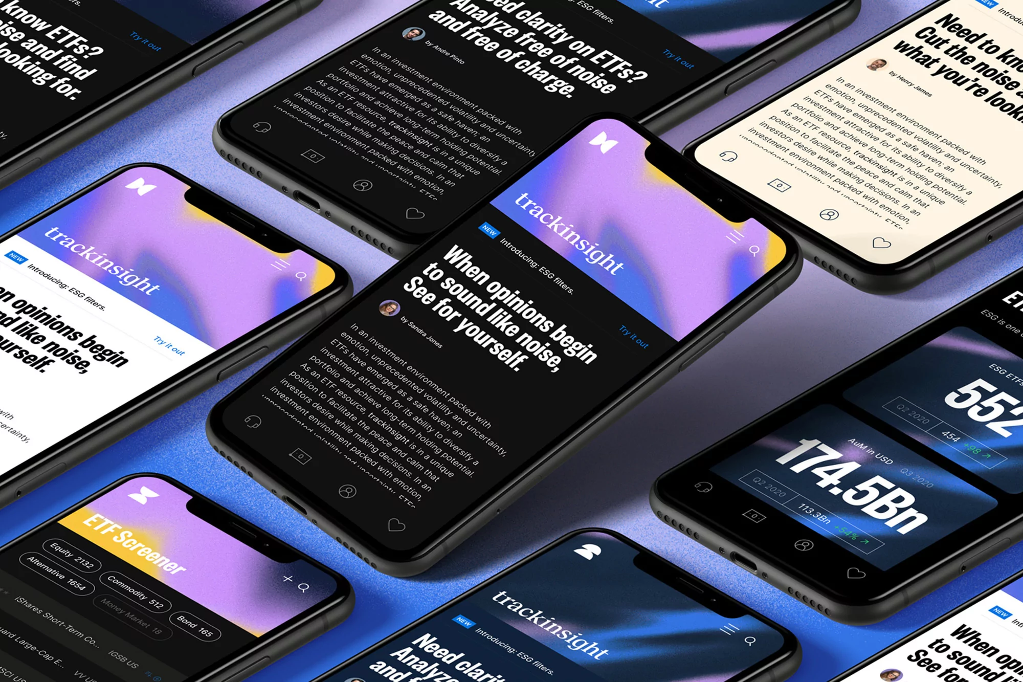 How & How bring tranquillity to trading with their identity for global ETF platform Trackinsight