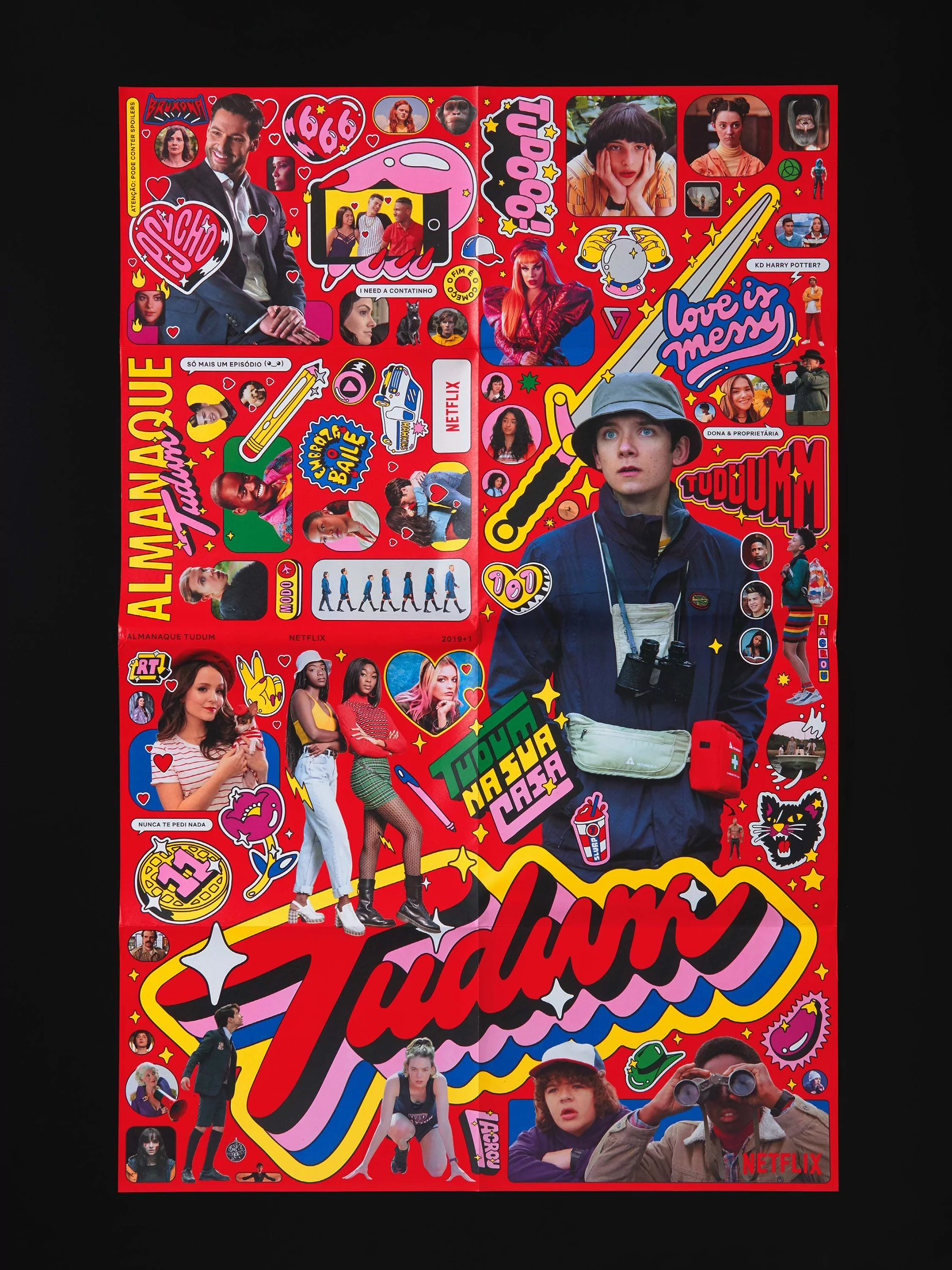 PORTO ROCHA devise a maximalist, vibrant and unpredictable identity for Netflix Brazil’s Tudum