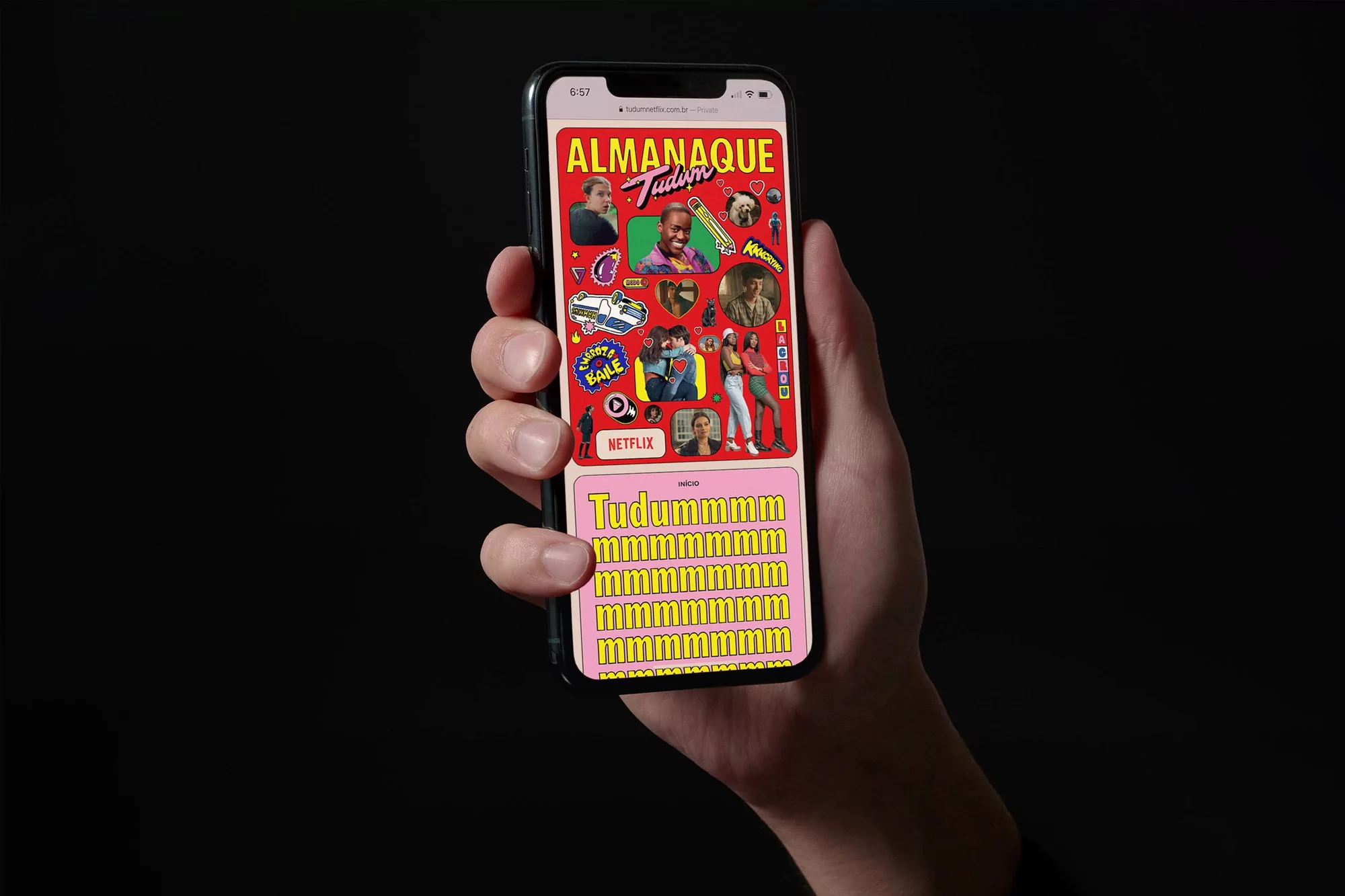 PORTO ROCHA devise a maximalist, vibrant and unpredictable identity for Netflix Brazil’s Tudum