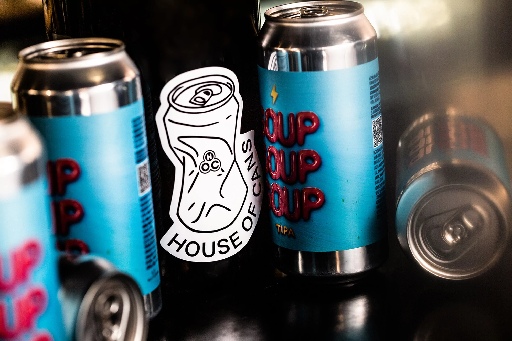 IYA Studio’s identity and packaging for House of Cans gives precedence to their collaborators