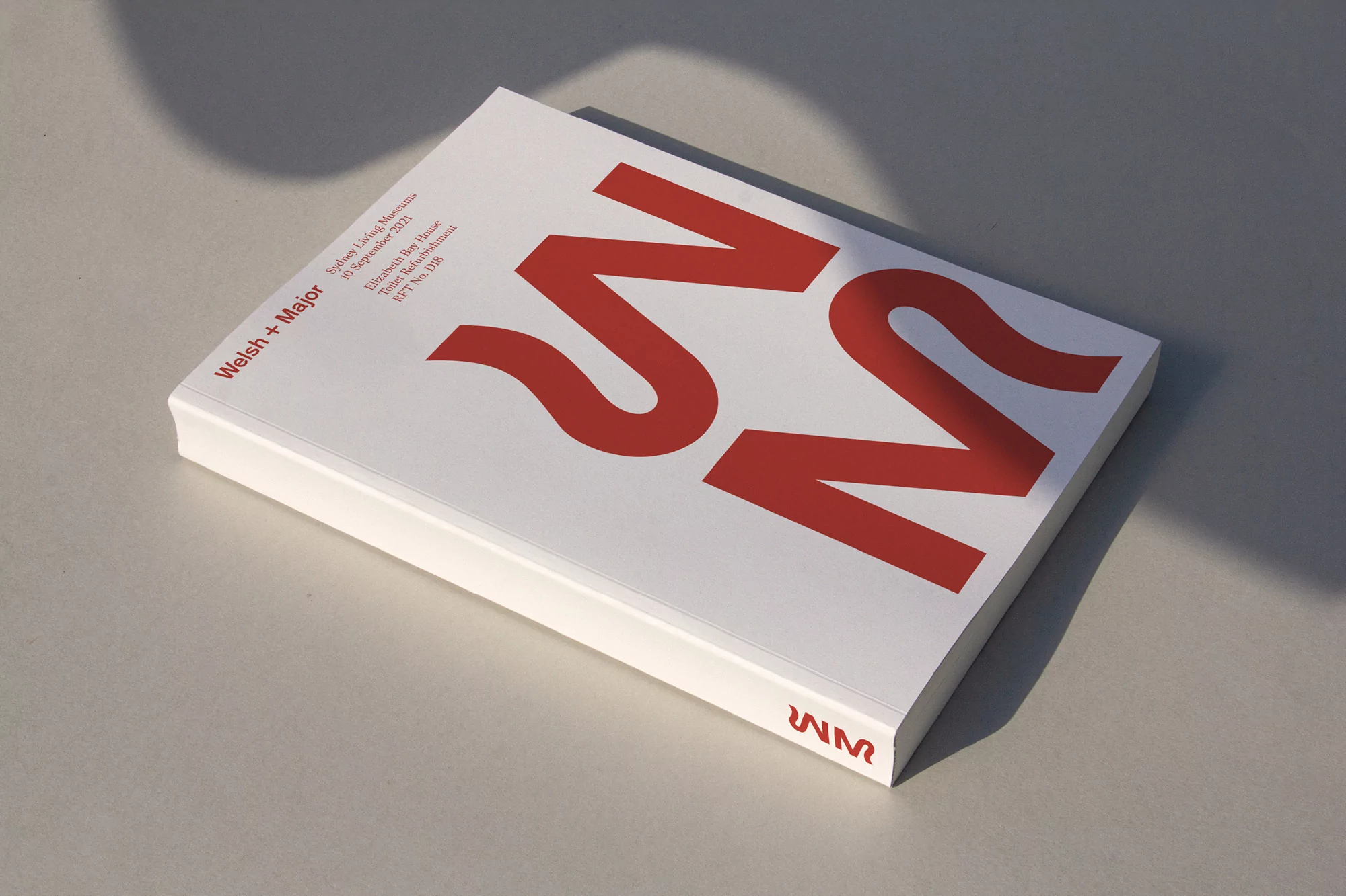 Accompany exhibit geometric playfulness in their typographically-led identity for Welsh + Major