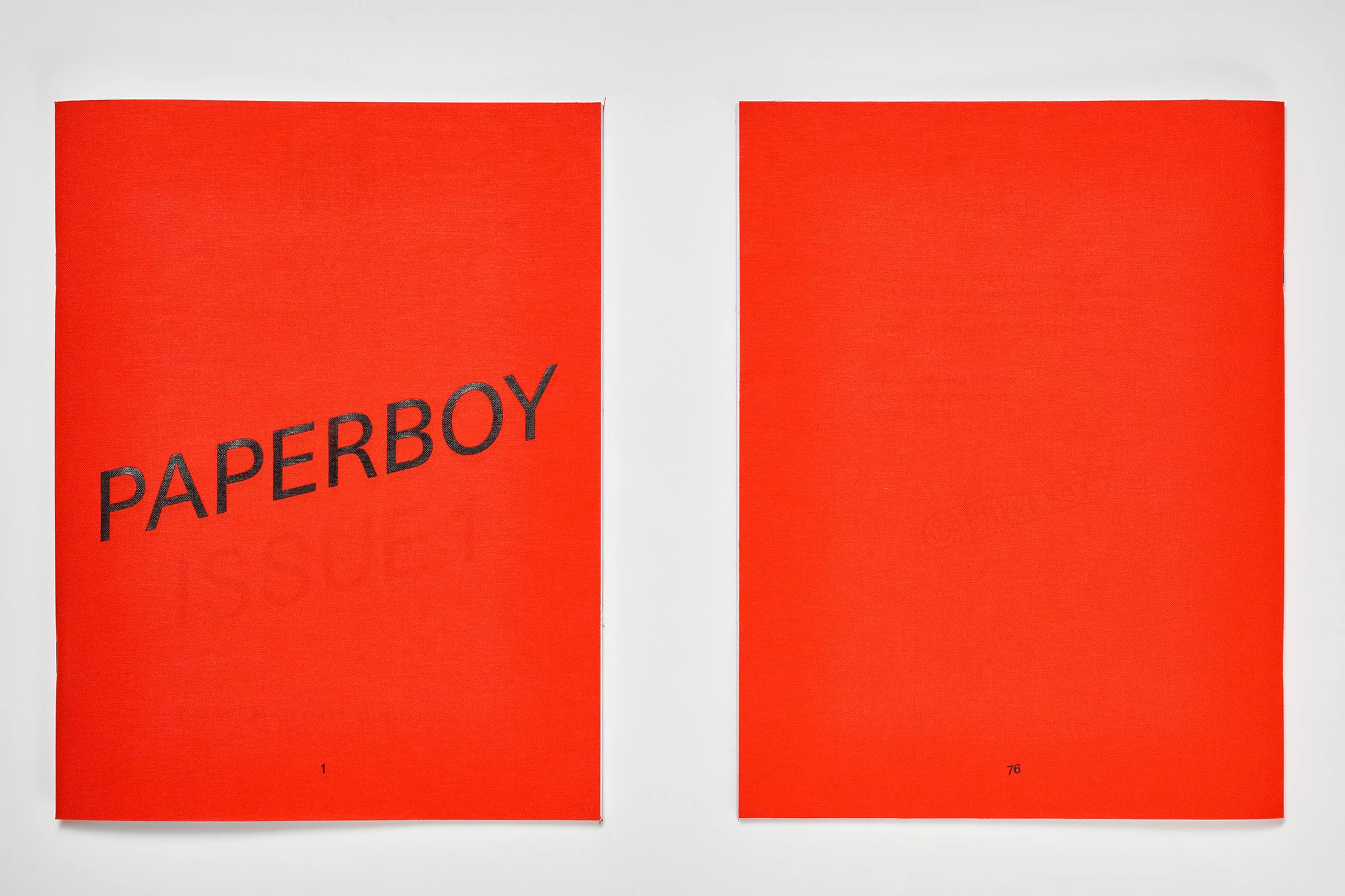David McKendrick’s typographically serene zine PAPERBOY highlights the success of constraints