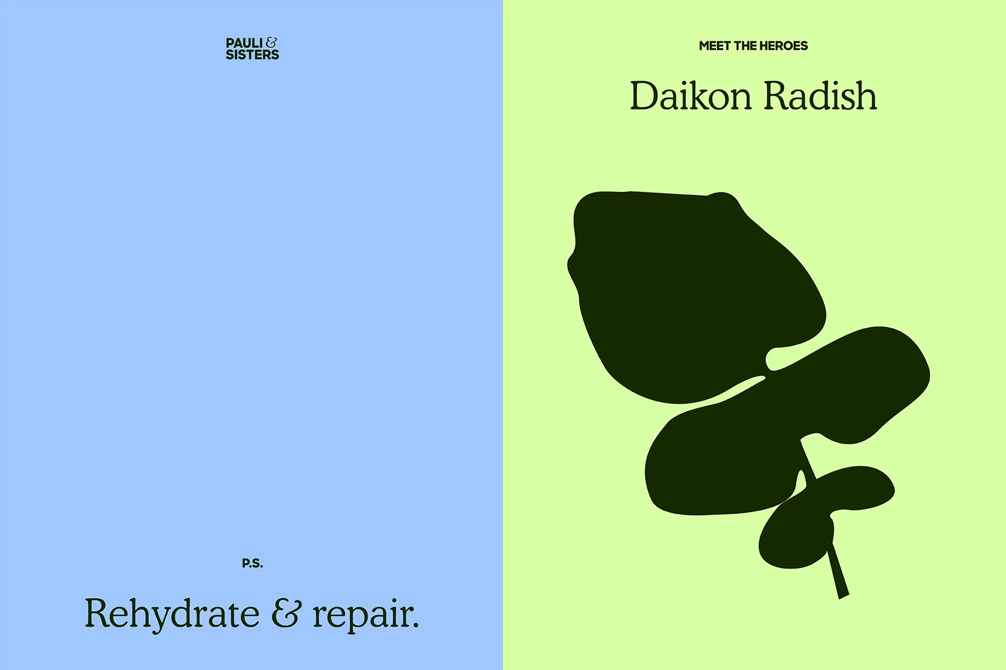 Marina Veziko’s identity for organic skincare brand Pauli & Sisters is punchy, perky and poppy