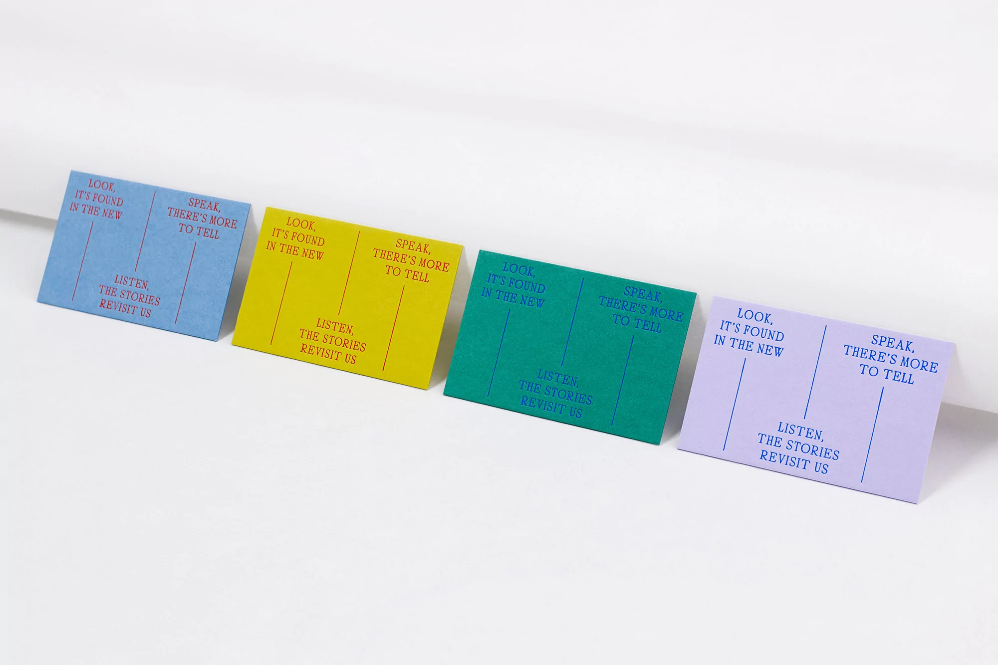 A Practice for Everyday Life develop a characterful combination of copy and colour for New Name