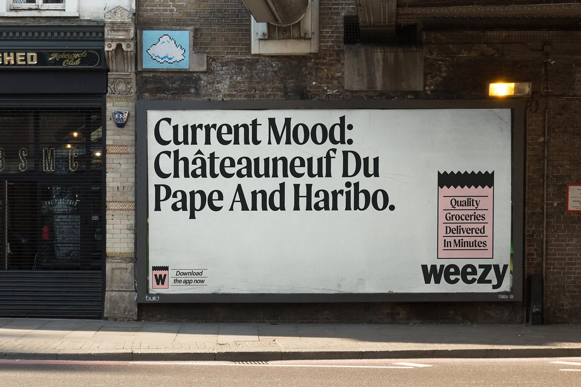 Otherway draw on the charm of traditional greengrocers in their characterful identity for Weezy