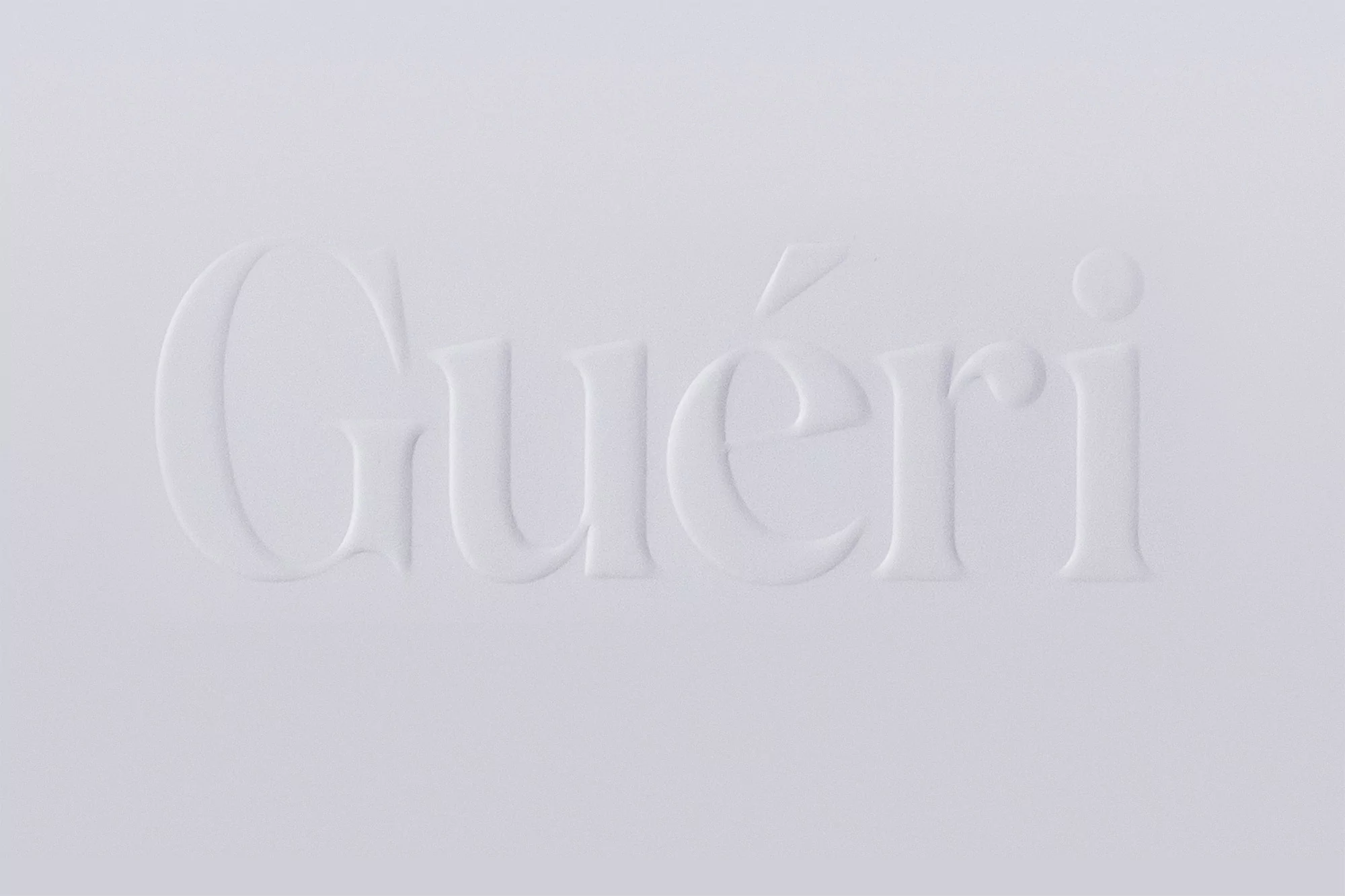 Jacob Lindblad’s identity for Guéri Skin Science is equal parts pragmatic and cosmopolitan