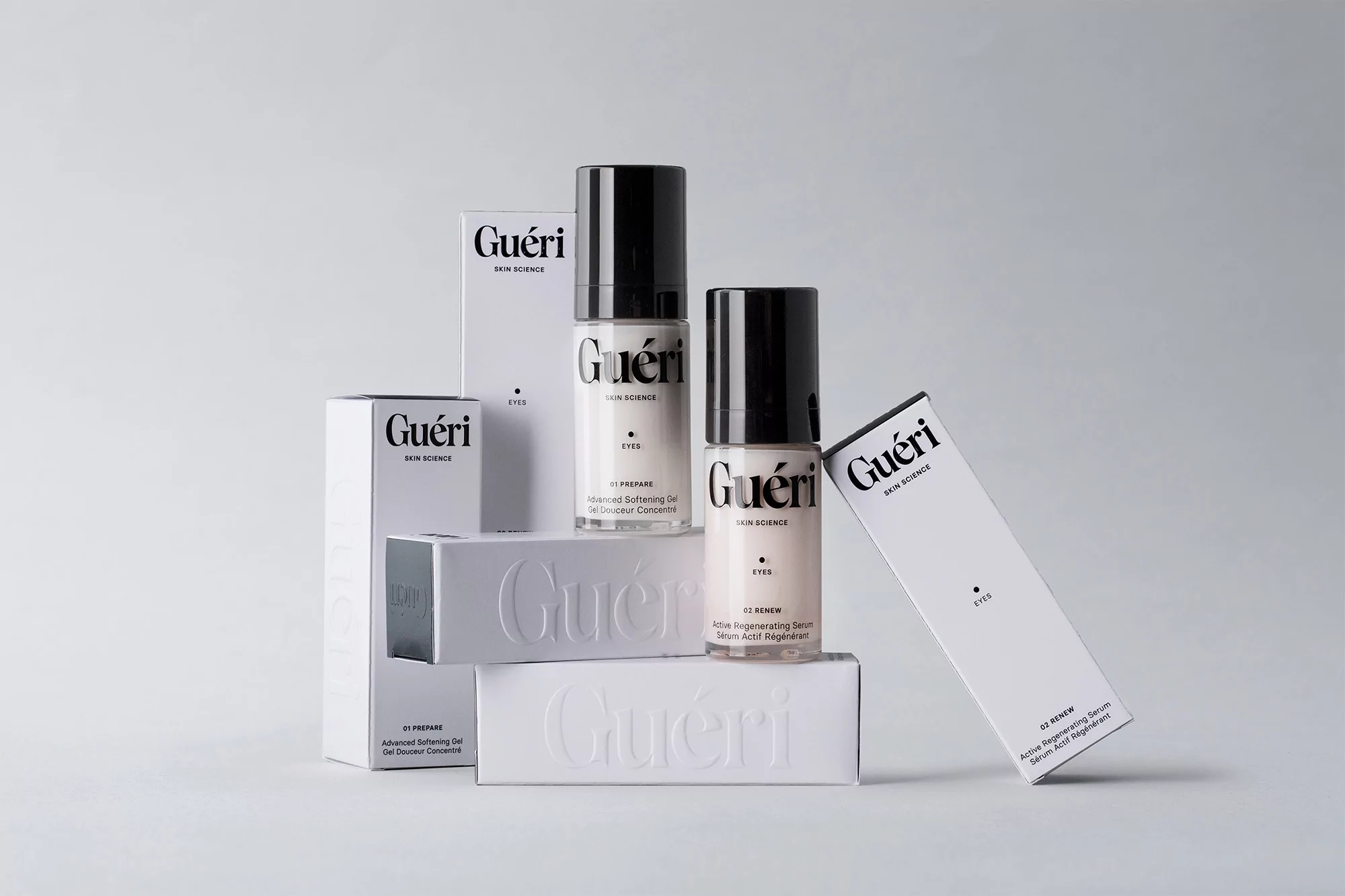 Jacob Lindblad’s identity for Guéri Skin Science is equal parts pragmatic and cosmopolitan