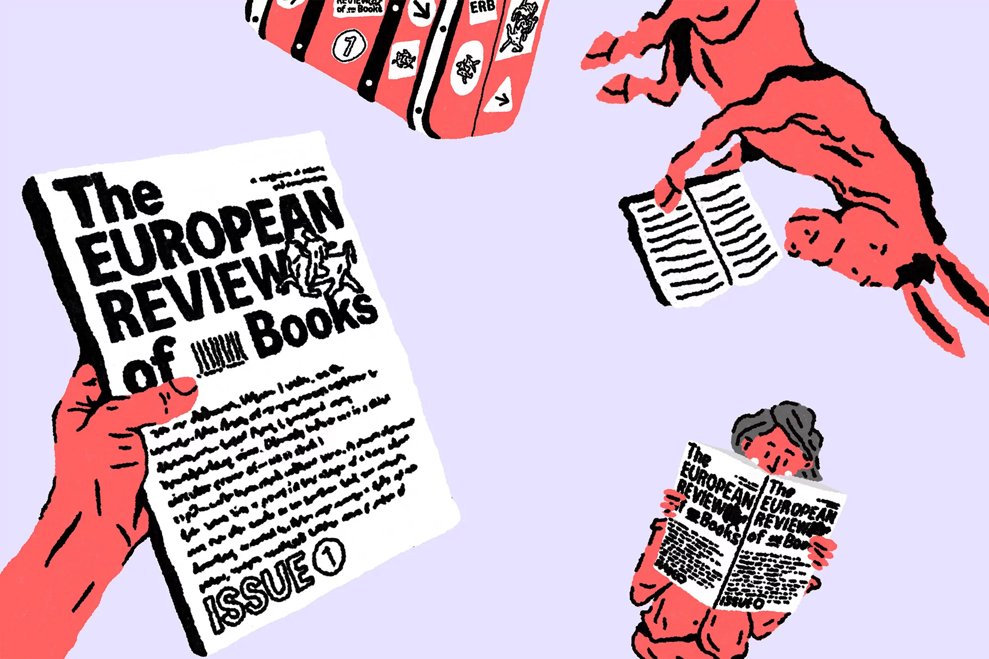 Bakken & B?ck’s illustrative identity for The European Review of Books looks to make a statement