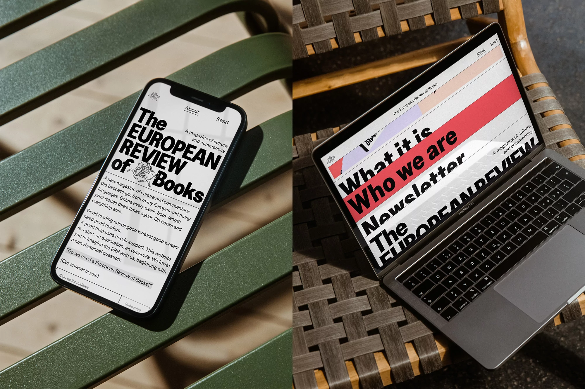 Bakken & B?ck’s illustrative identity for The European Review of Books looks to make a statement