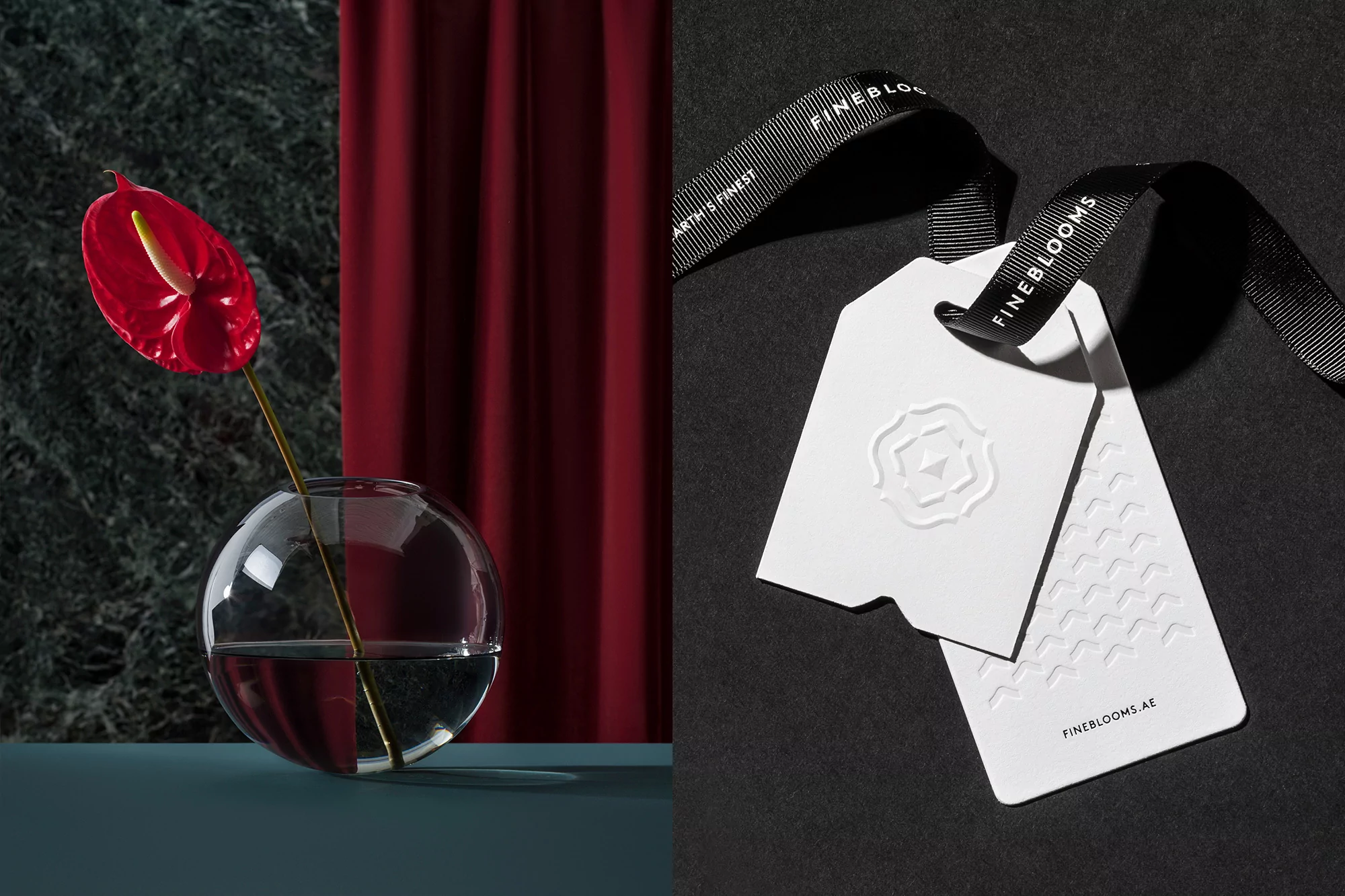 Socio neatly combine cultural influences in their identity for Dubai florist Fine Blooms