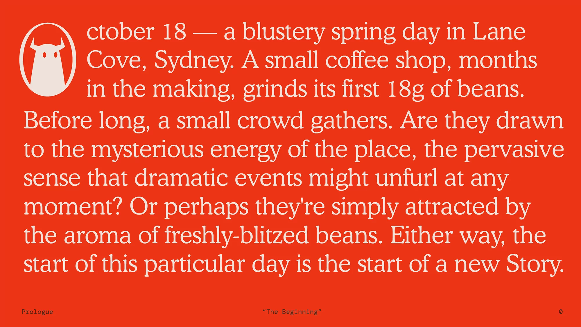 For The People’s identity for Story Café is relentlessly charming and literary-obsessed