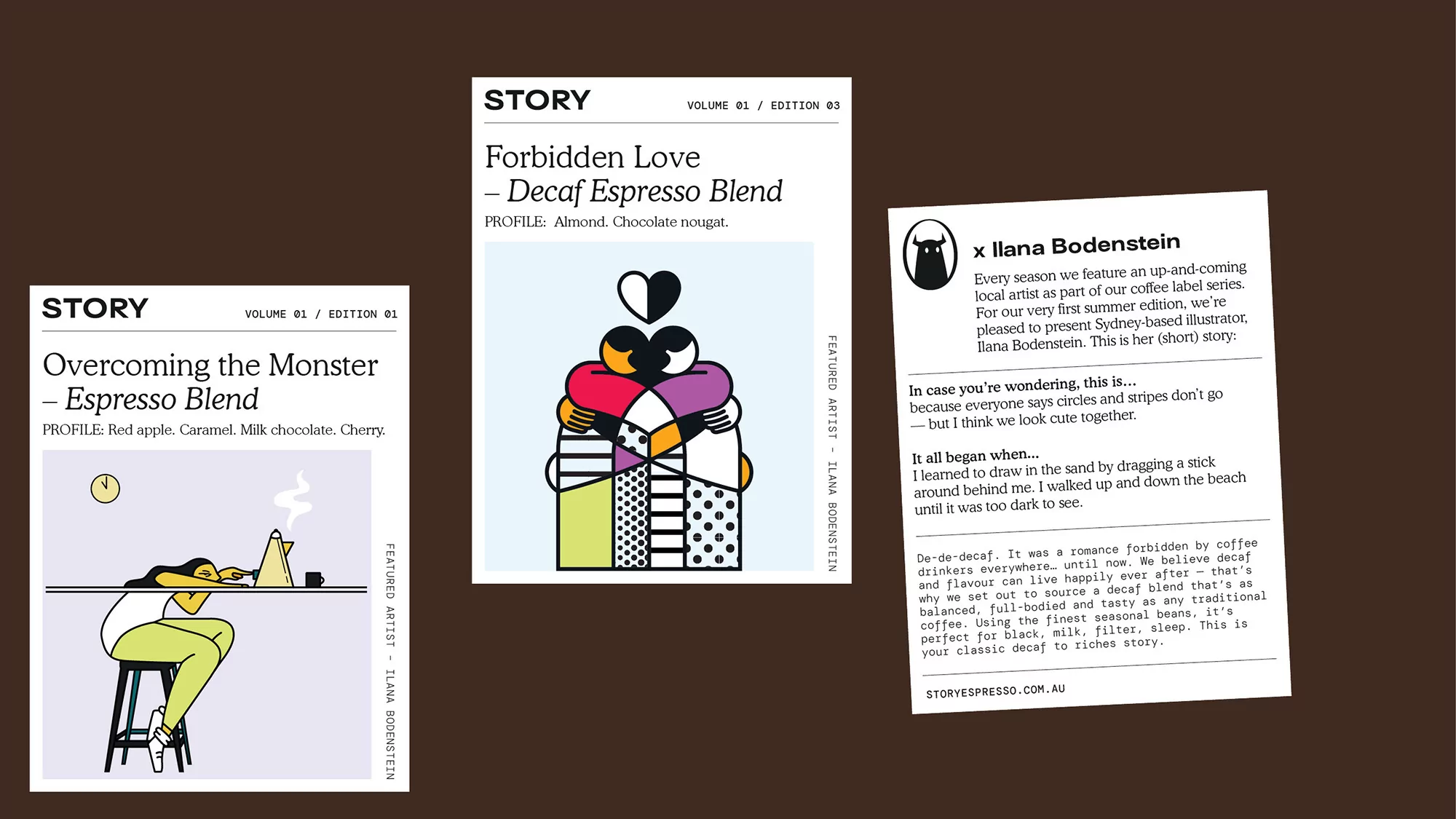 For The People’s identity for Story Café is relentlessly charming and literary-obsessed
