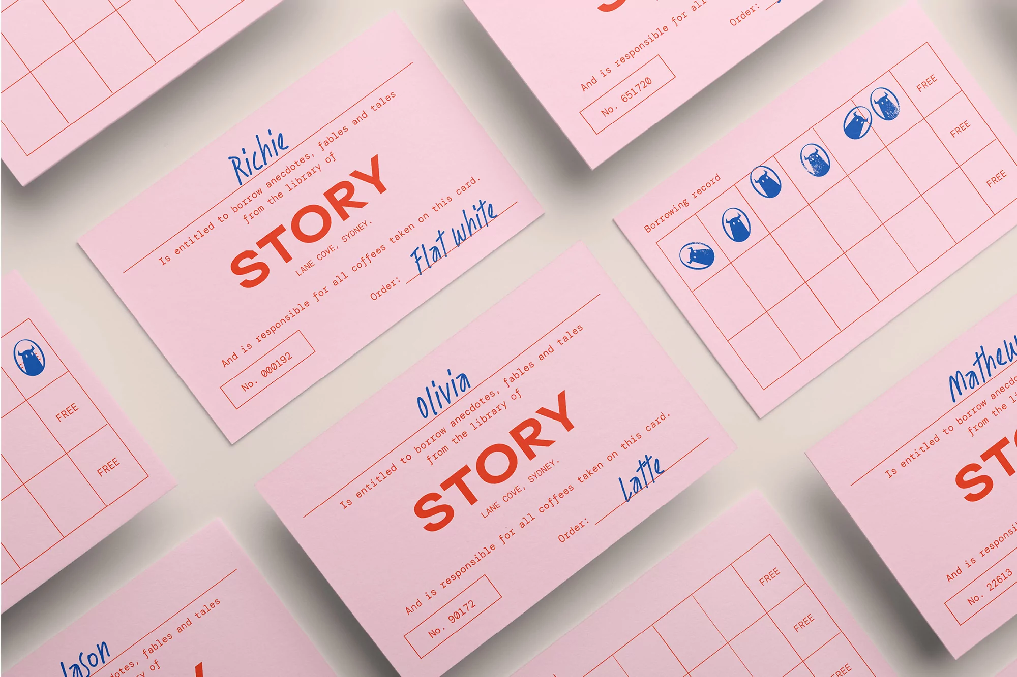 For The People’s identity for Story Café is relentlessly charming and literary-obsessed