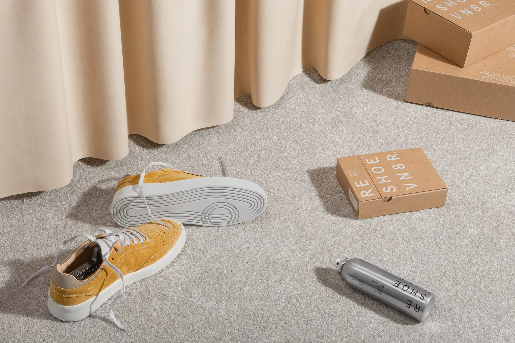 Hype Type and Socio’s frank identity for Reshoevn8r realigns the brand with sneaker culture