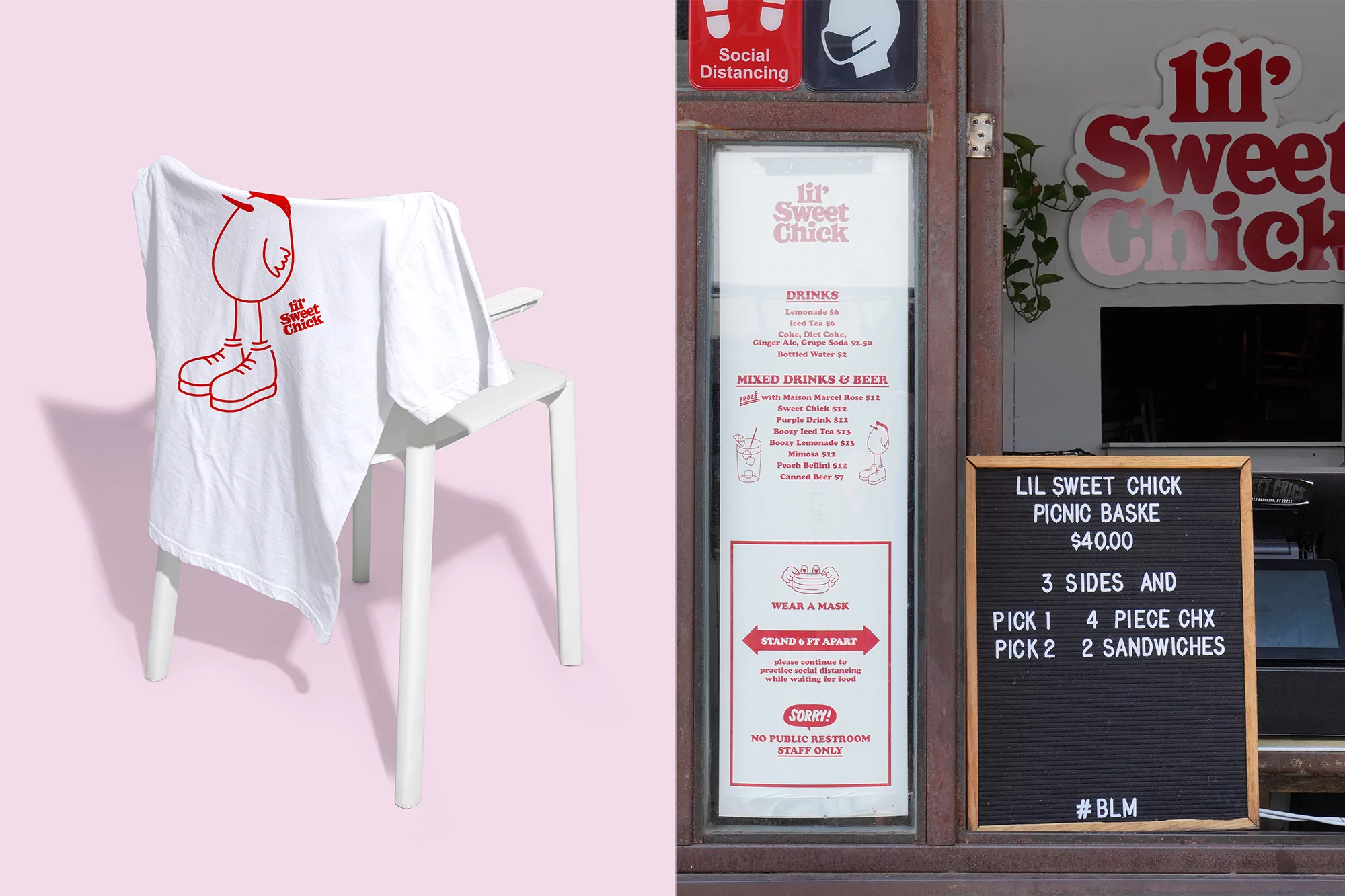 Saint Urbain’s charming identity for Lil’ Sweet Chick is designed to be Chick-fil-A’s antithesis