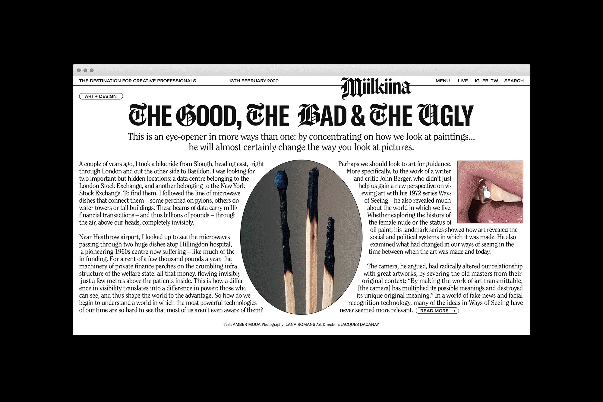 Sometimes Always’ multi-faceted identity for Miilkiina is cool, complex and considered