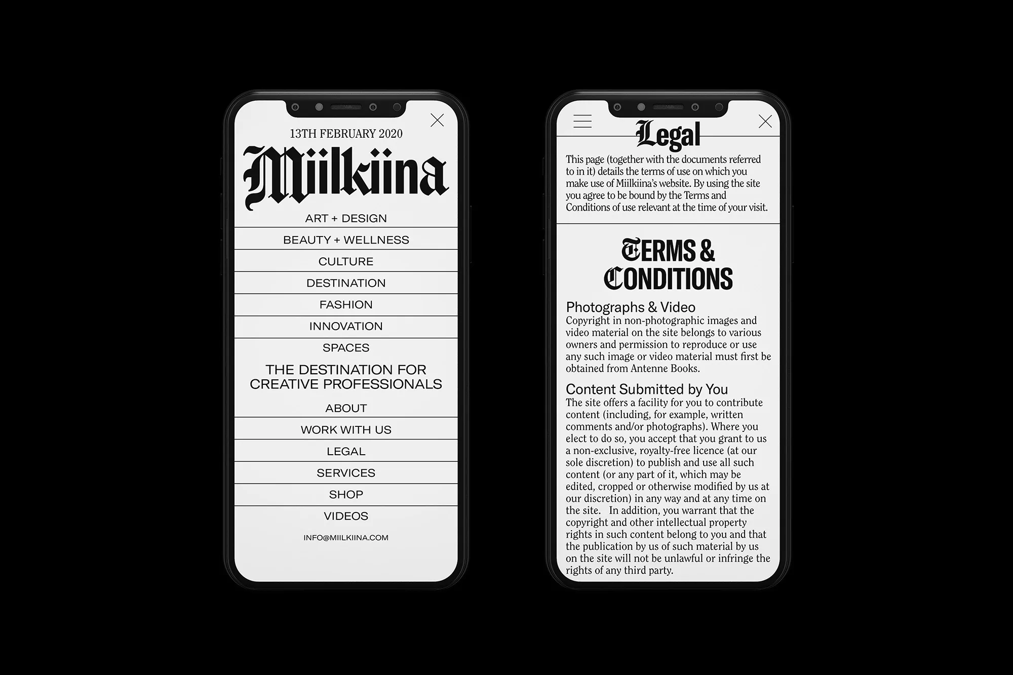Sometimes Always’ multi-faceted identity for Miilkiina is cool, complex and considered