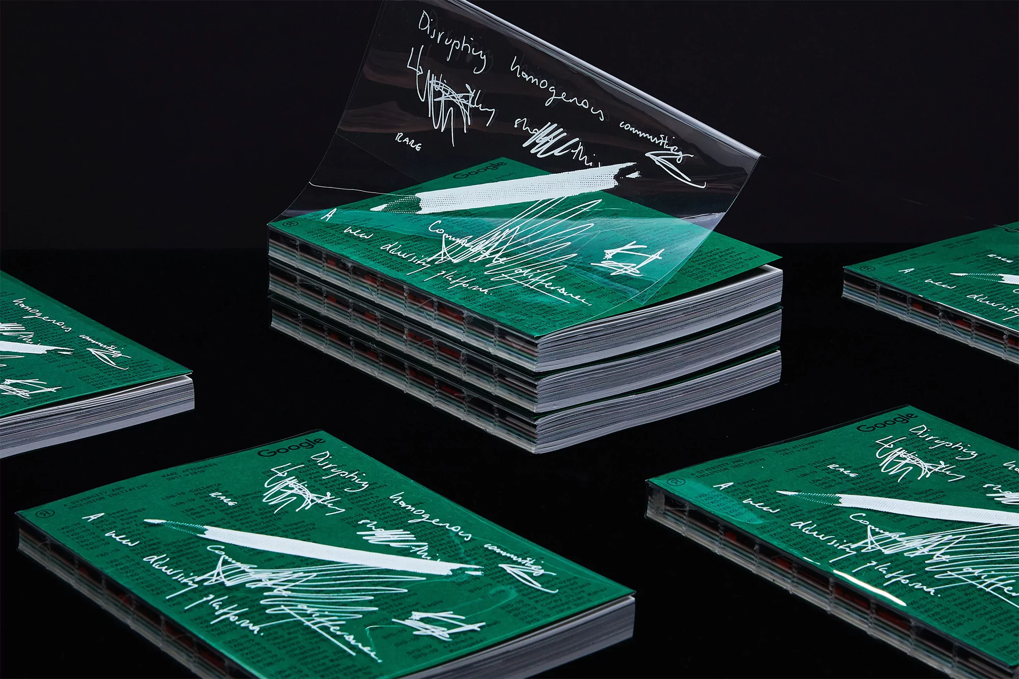 MAUD’s identity for Rare with Google marries corporate branding with a punk aesthetic