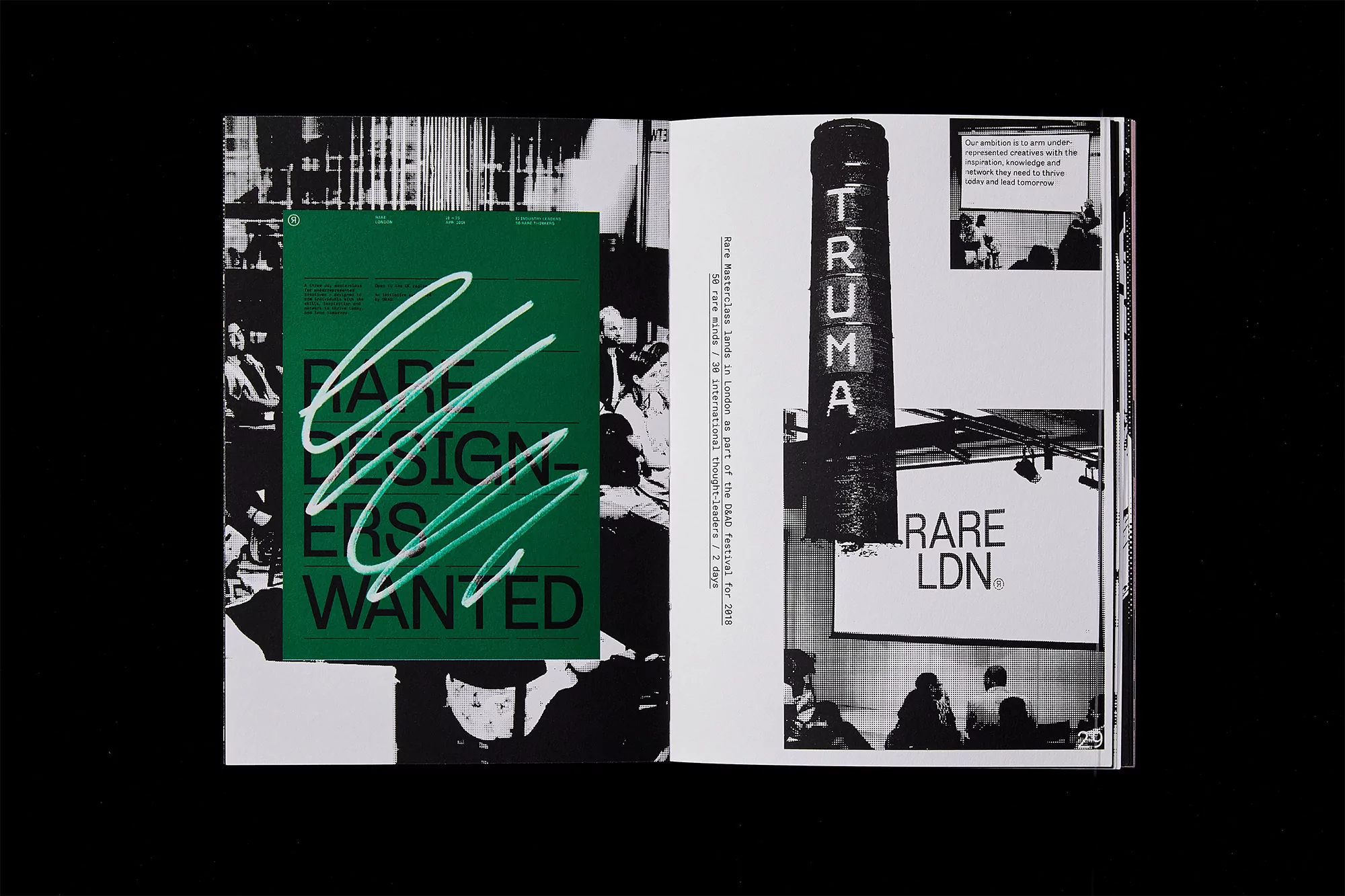 MAUD’s identity for Rare with Google marries corporate branding with a punk aesthetic