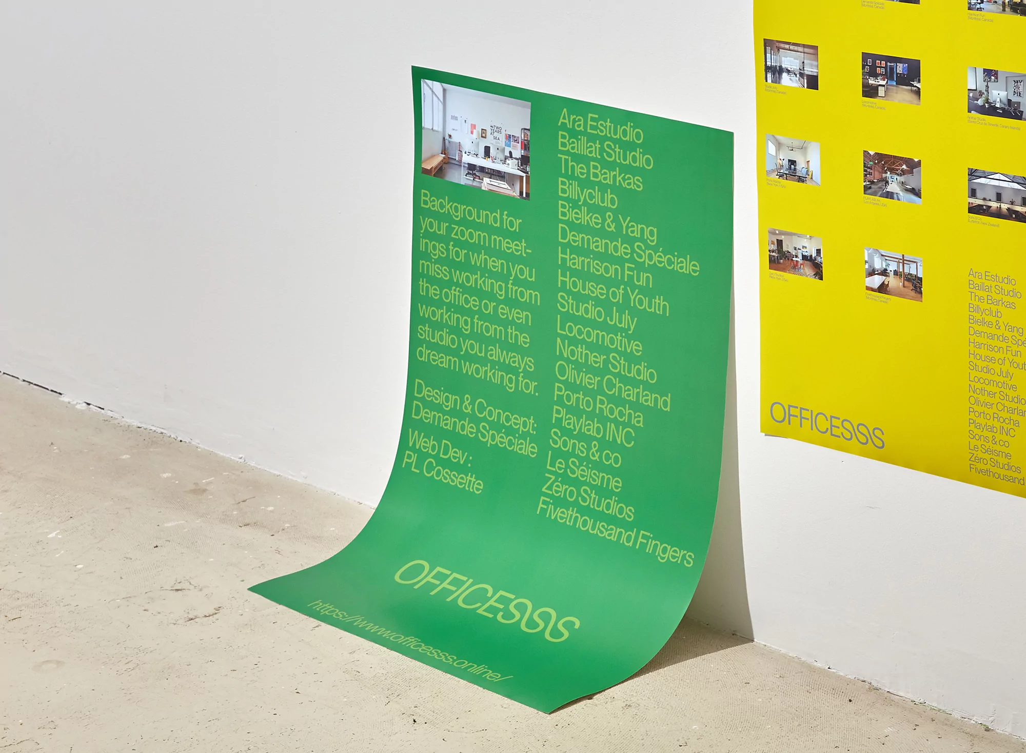 Ever wanted to work from another studio? Now, thanks to Demande Spéciale's Officesss, you can