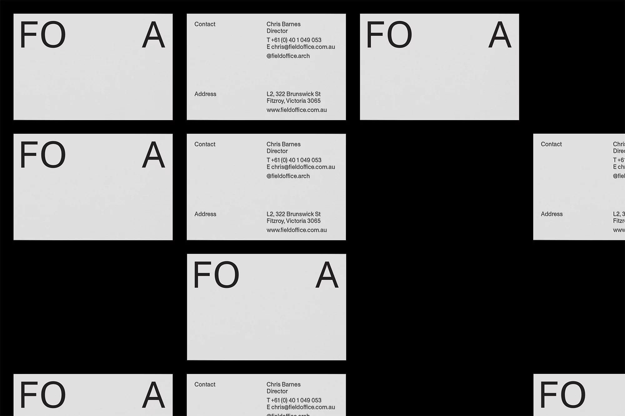 SPGD creates a subliminal, subtle and sophisticated identity system for Field Office Architecture