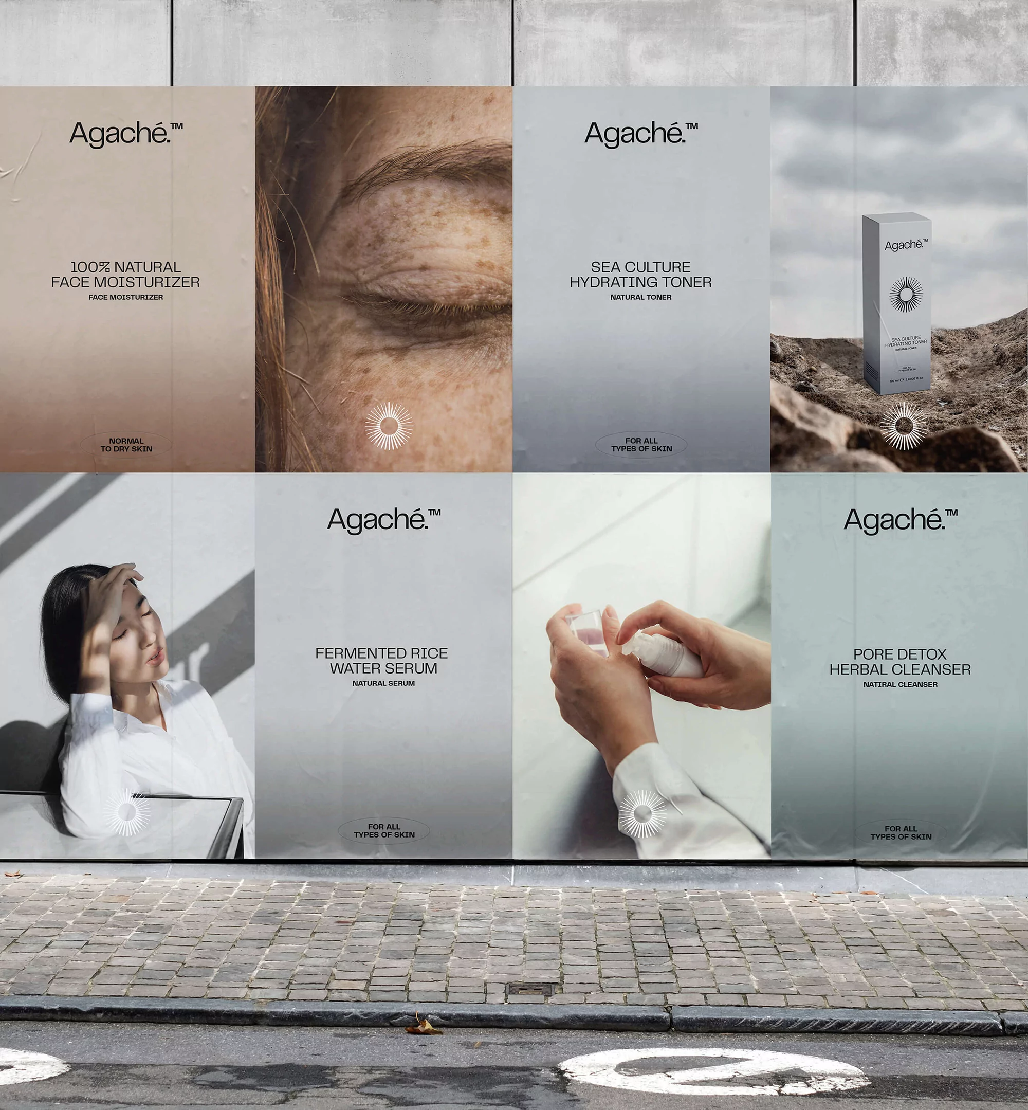 Alphamark brands Agaché, finding inspiration in the skincare brand's use of natural ingredients