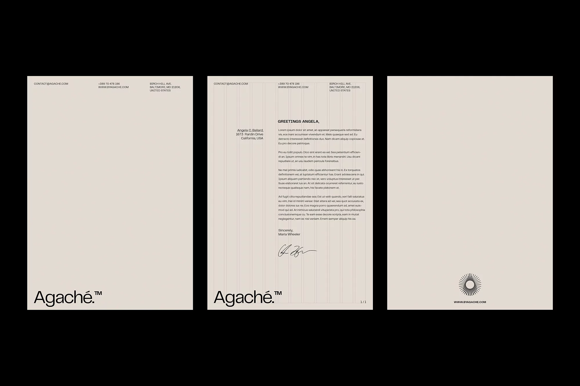 Alphamark brands Agaché, finding inspiration in the skincare brand's use of natural ingredients