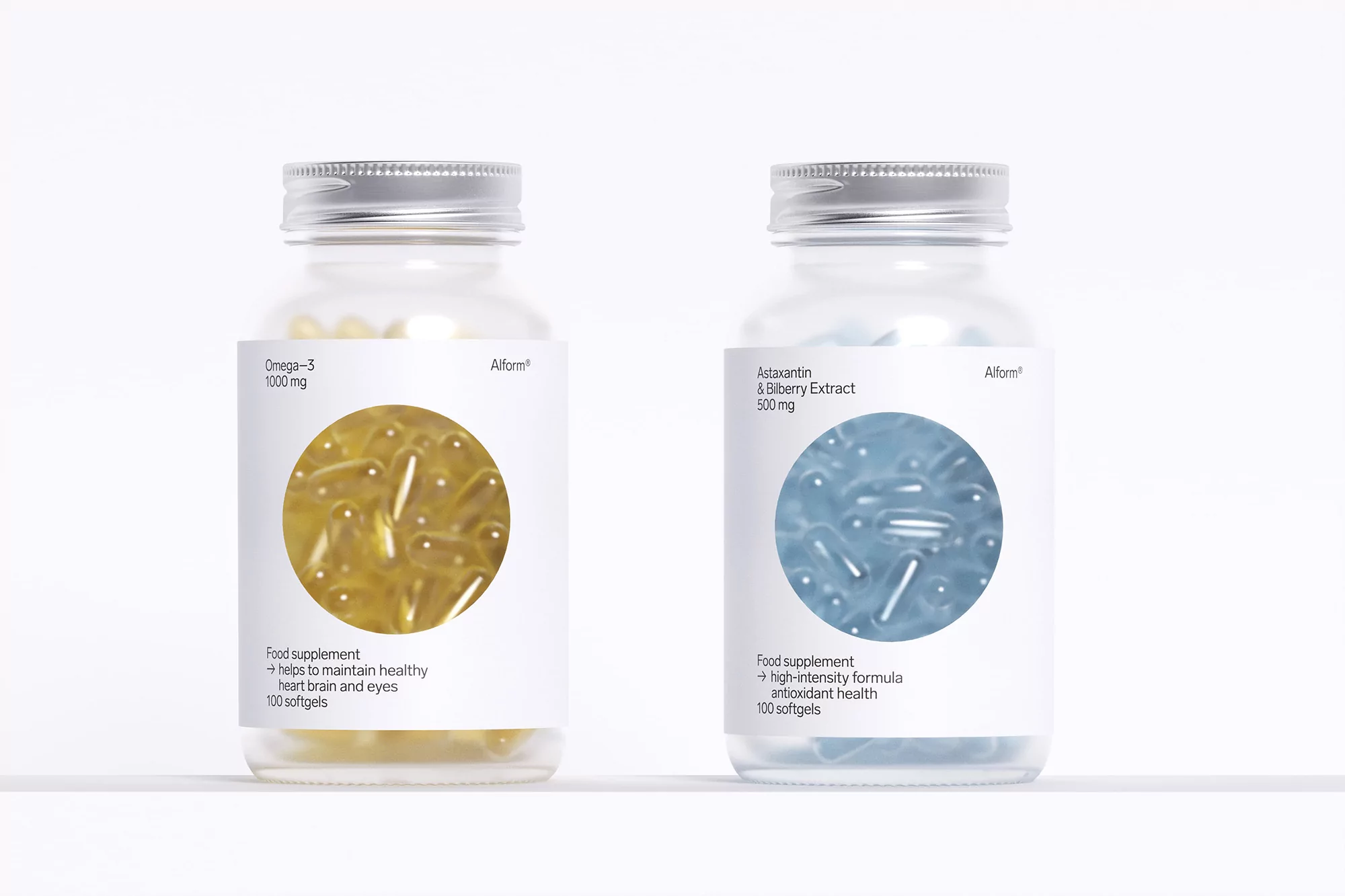 Moscow Mule develops a minimalistic, cell-inspired packaging system for health supplement brand Alform