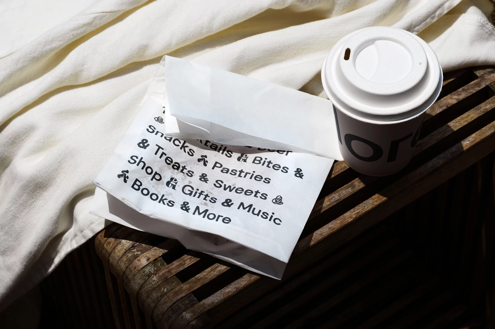 Oddity develops a system of bespoke ampersands for Sheraton’s hotel lobby café &More