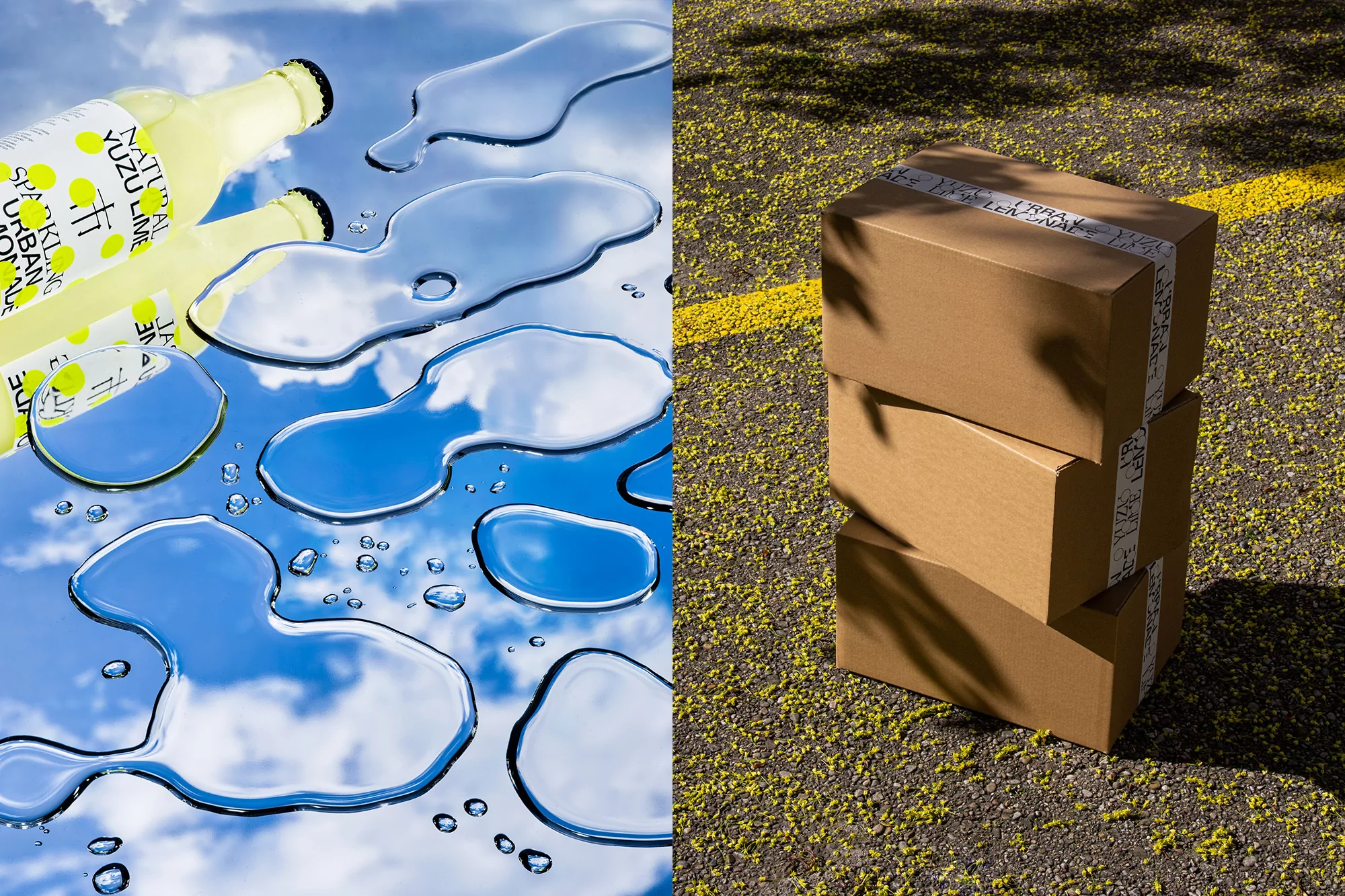 Kevin H?gger and Jalscha R?mer combine to create a bubbly identity for Zurich-made Urban Lemonade
