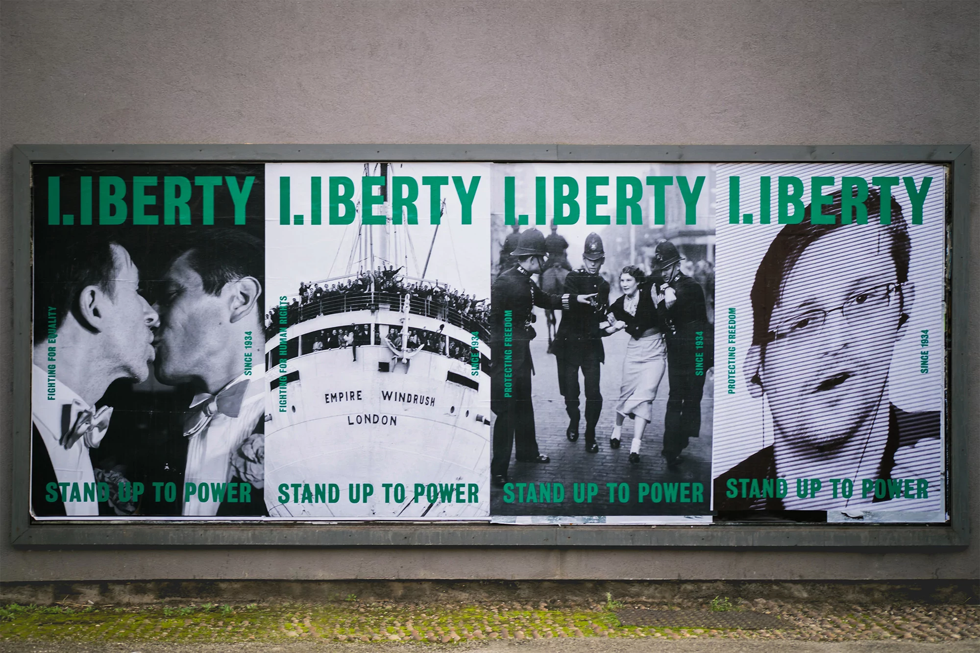 North rebrands civil rights group Liberty with a bold identity aimed at younger audiences