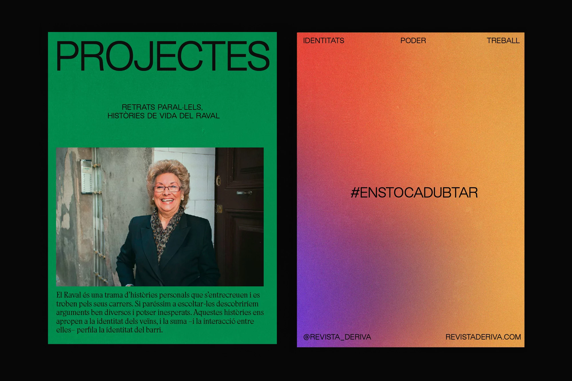 Réplica and Cristóbal Riesco create the identity for independent digital magazine Deriva
