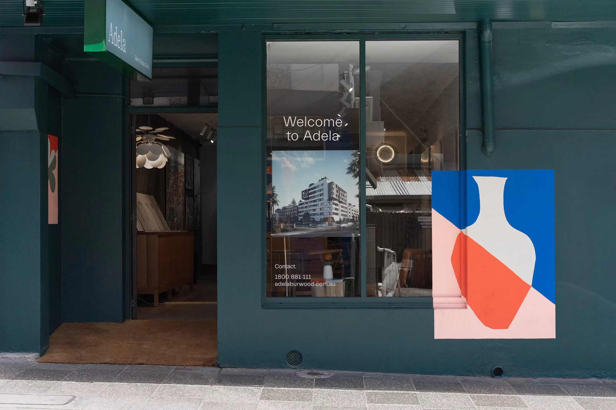 The Colour Club’s identity for Adela embraces the dual nature of the apartment building’s surroundings