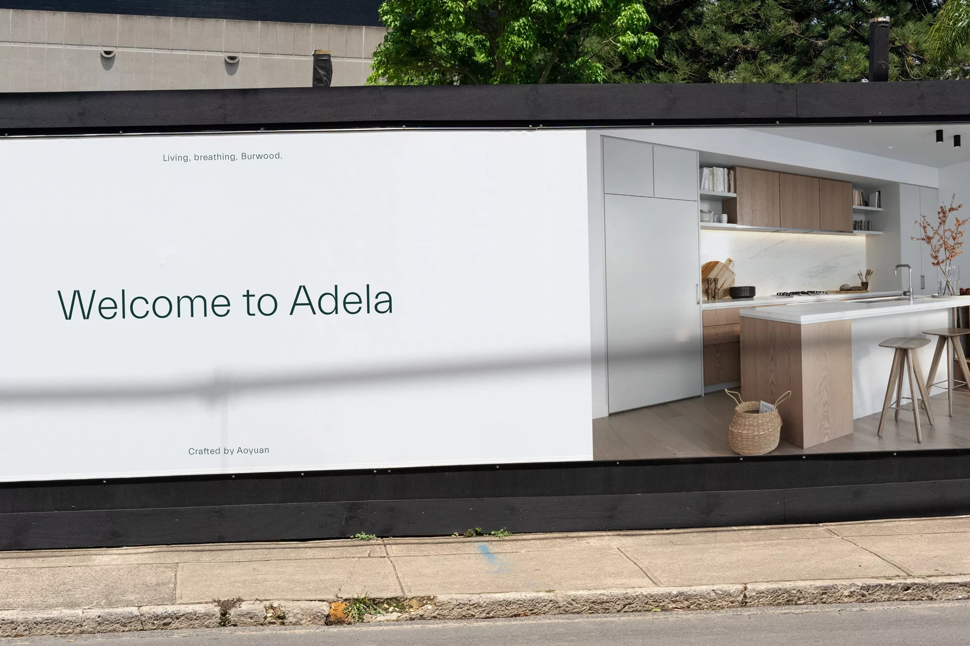 The Colour Club’s identity for Adela embraces the dual nature of the apartment building’s surroundings