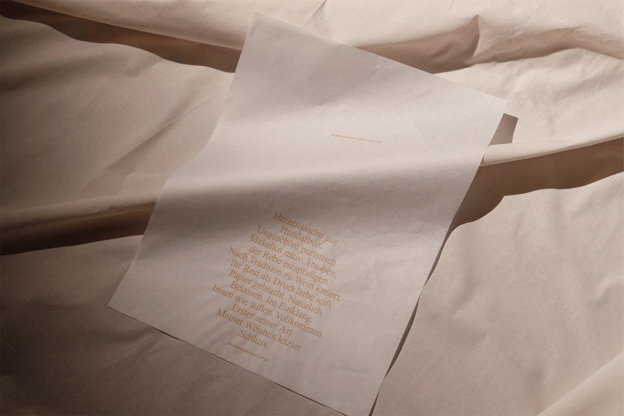 Kevin Nowak, Sebastian Hofer and Max Karall brand an Austrian wine, using ink made from its own grapes