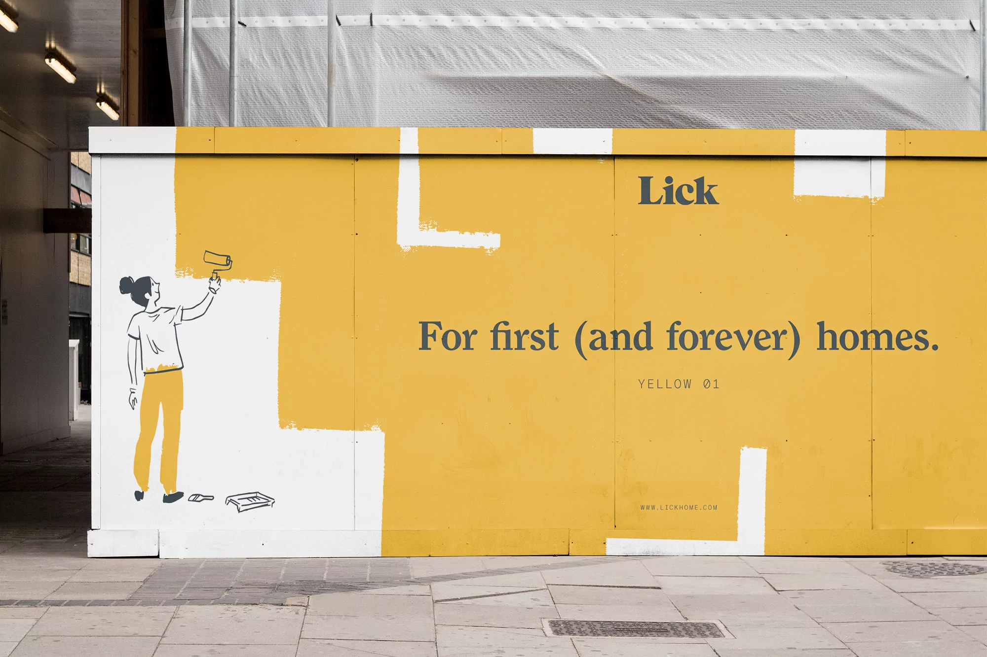 Two Times Elliott's identity for Lick positions the home decor brand as accessible and aspirational